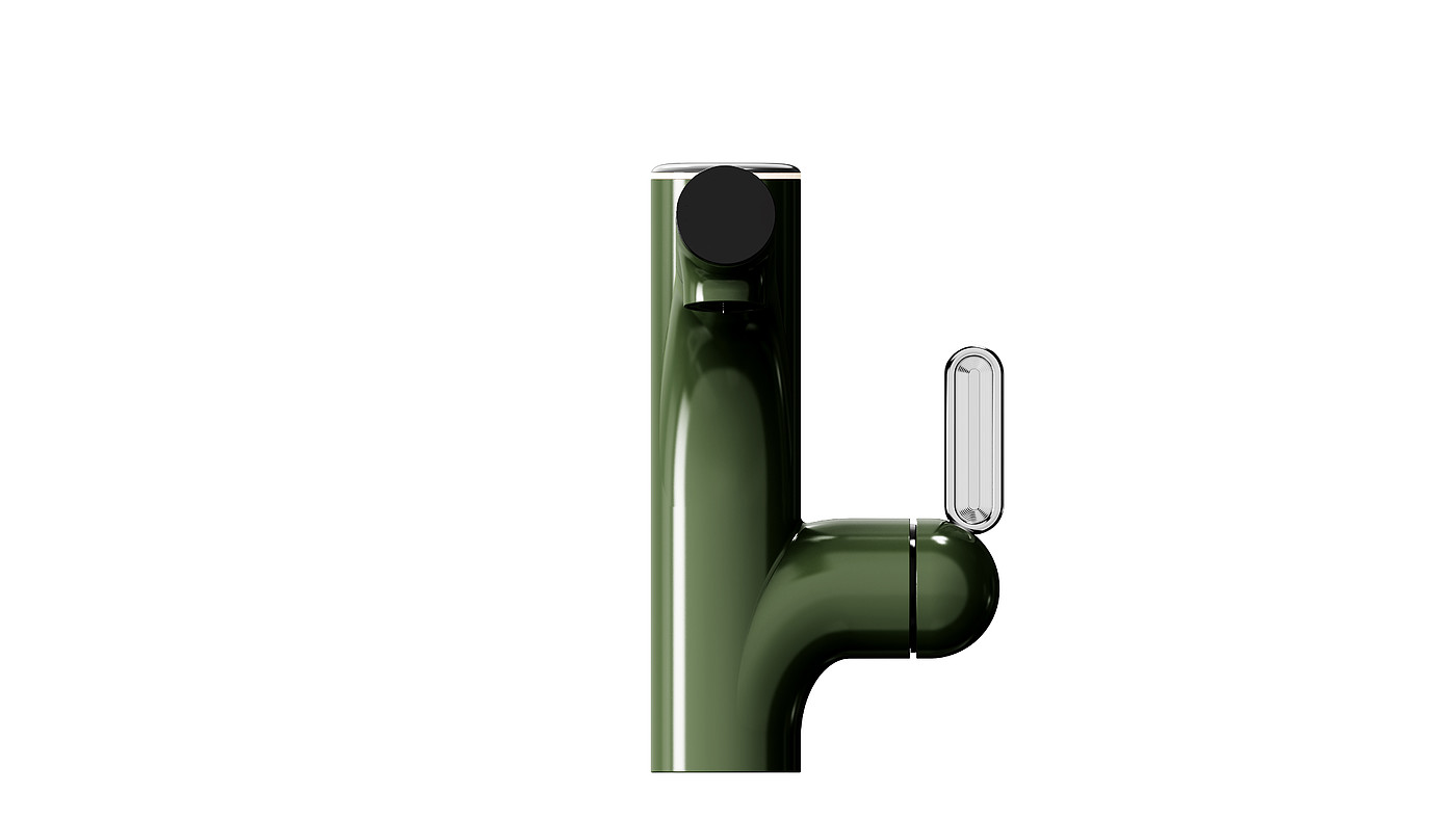 Bathroom design，Boundless design，industrial design，product design，water tap，Pull-out faucet，Basin mixer ，Original design，