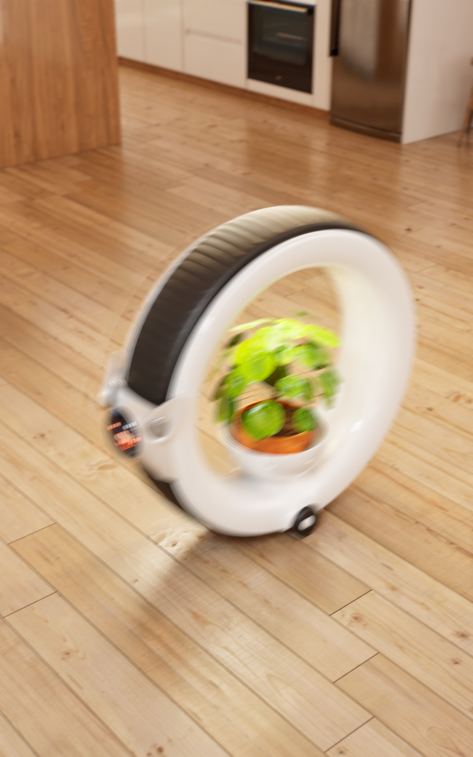 Botany，robot，Robot dog，Potted plants，