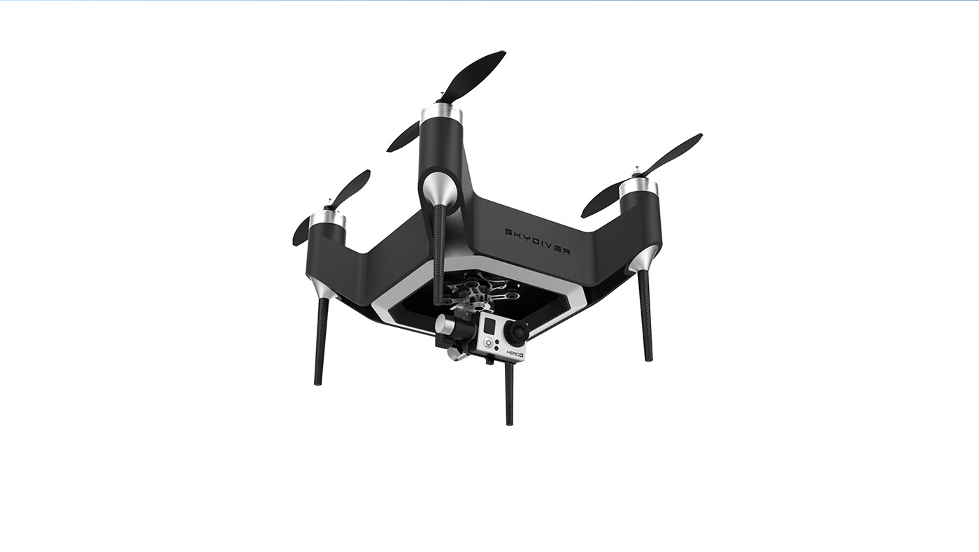 SKYDIVER，inspiration，Skydiving，UAV，drone，