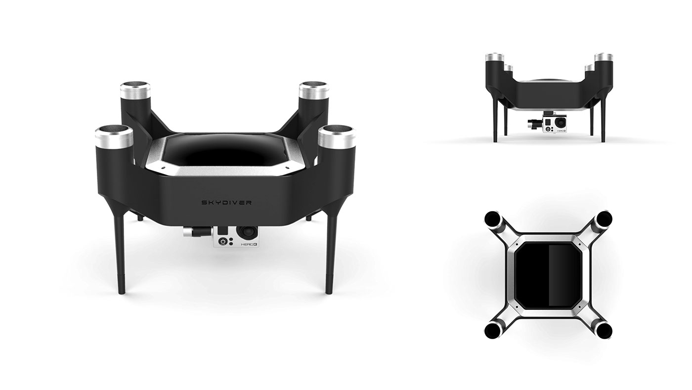 SKYDIVER，inspiration，Skydiving，UAV，drone，