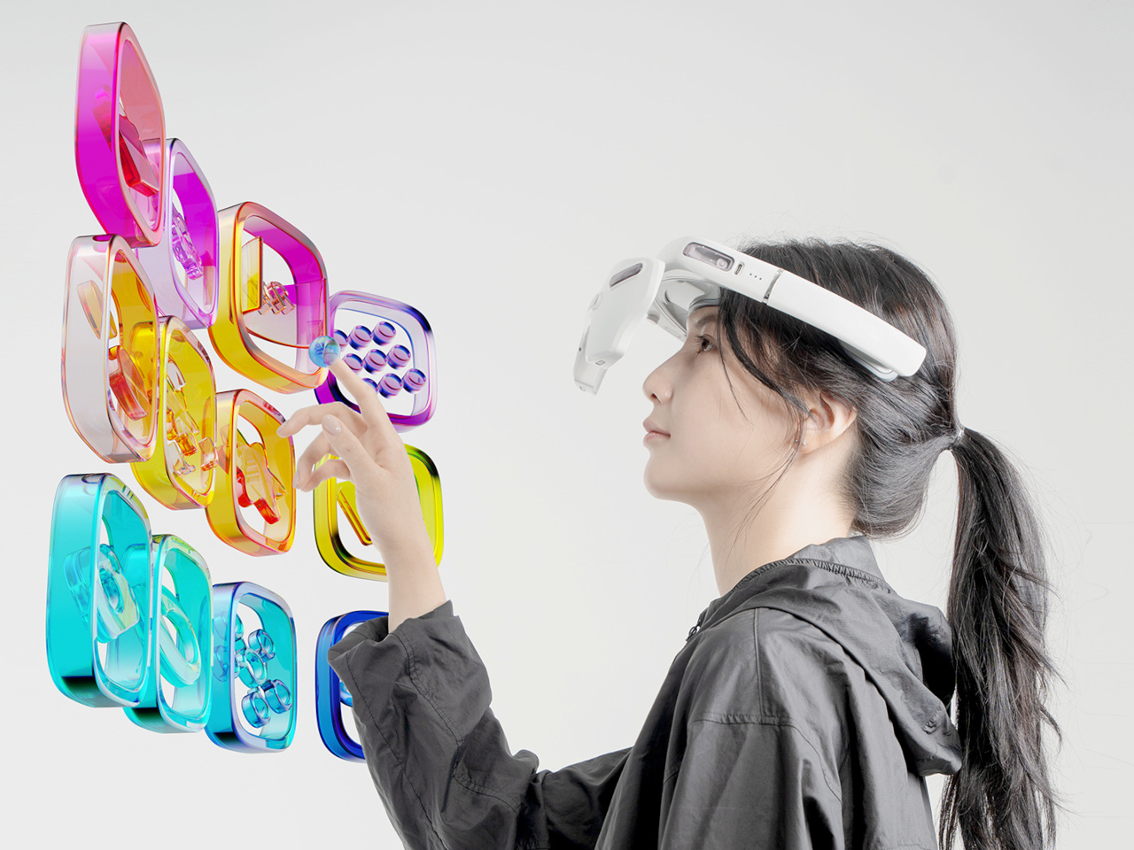 Mixed reality，Headband Design，reversible，User experience，virtual reality，