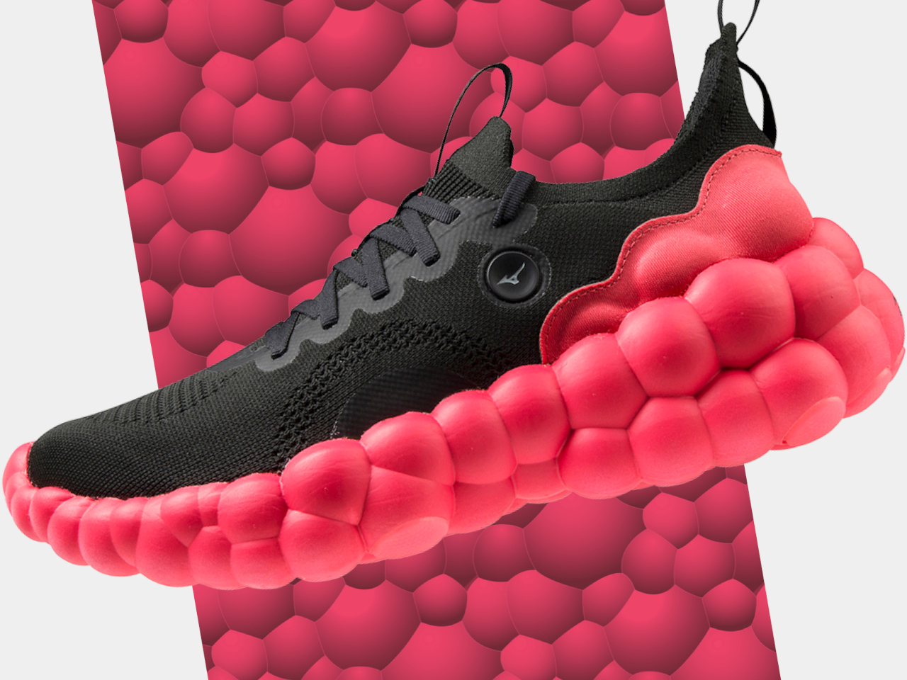 Mizuno，spherical structure，Osaka World Expo，Elastic design，sneakers，