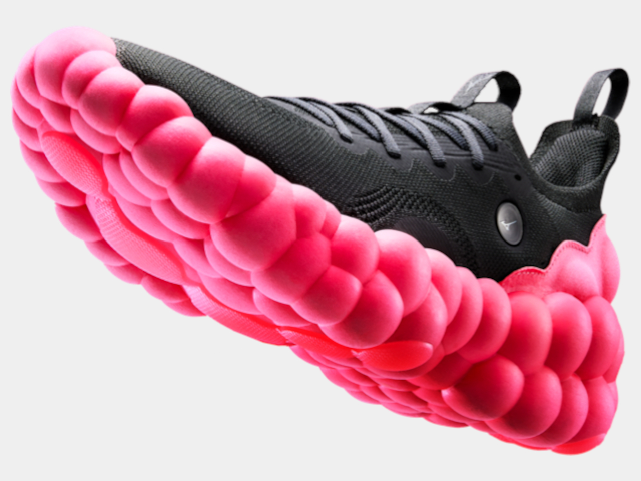 Mizuno，spherical structure，Osaka World Expo，Elastic design，sneakers，