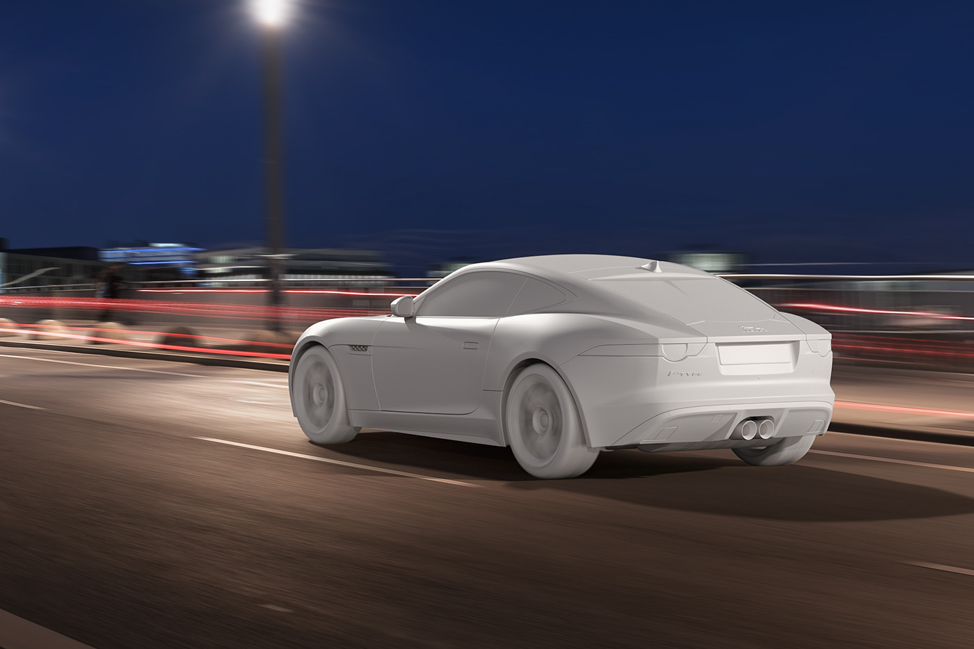 cgi，Jaguar F-Type，automobile，3D modeling，Render，3ds Max modeling，Orona rendering，