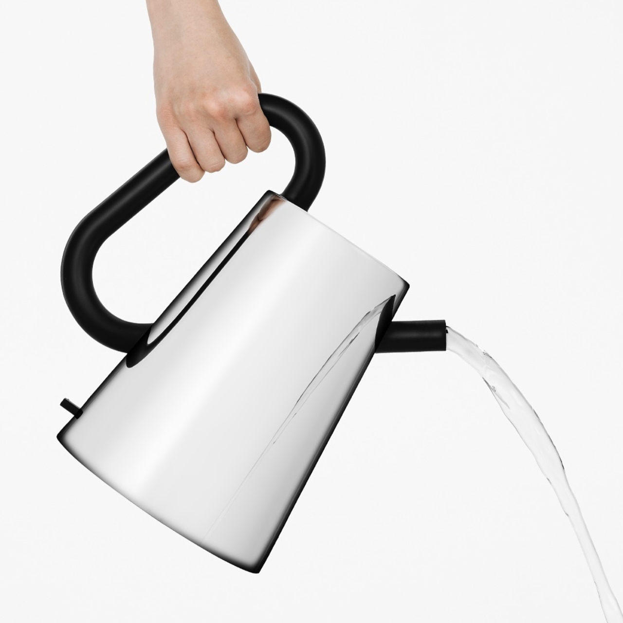 Minimalist design ，Electric kettle，Nendo Toru，stainless steel，Italian design，
