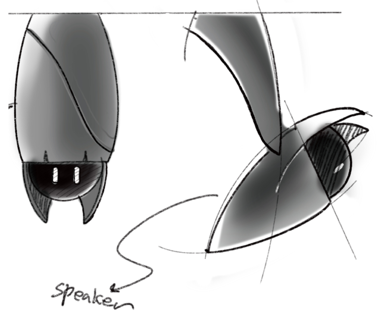 bat speaker，noise reduction ，Home Furnishing decoration，Unique shape，Bat-shaped，