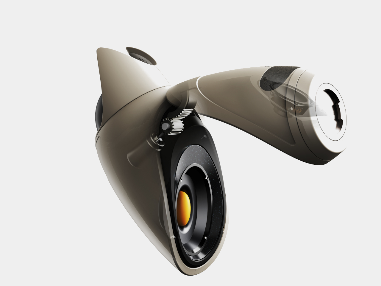 bat speaker，noise reduction ，Home Furnishing decoration，Unique shape，Bat-shaped，