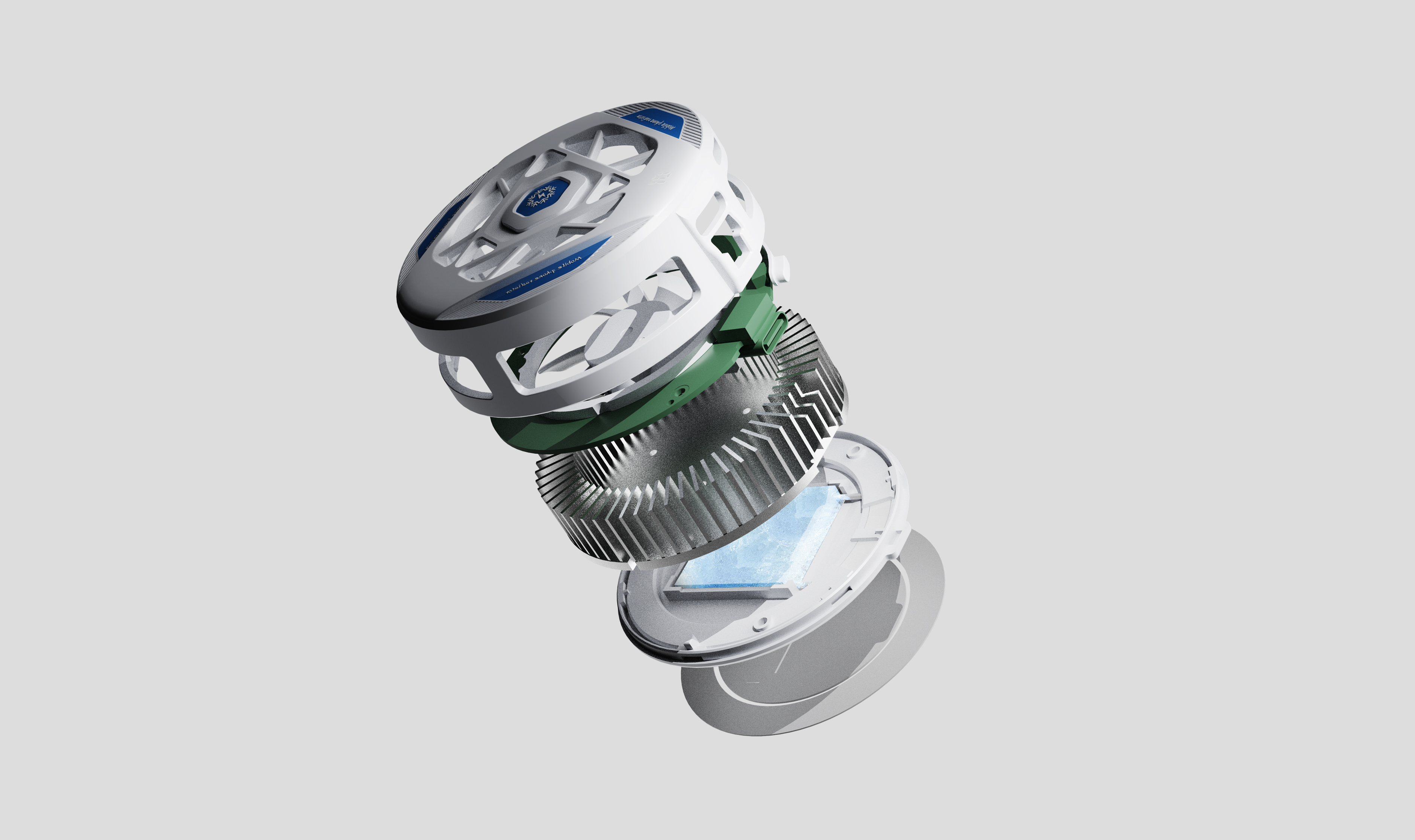 Mobile phone radiator design, icing, brand wind，