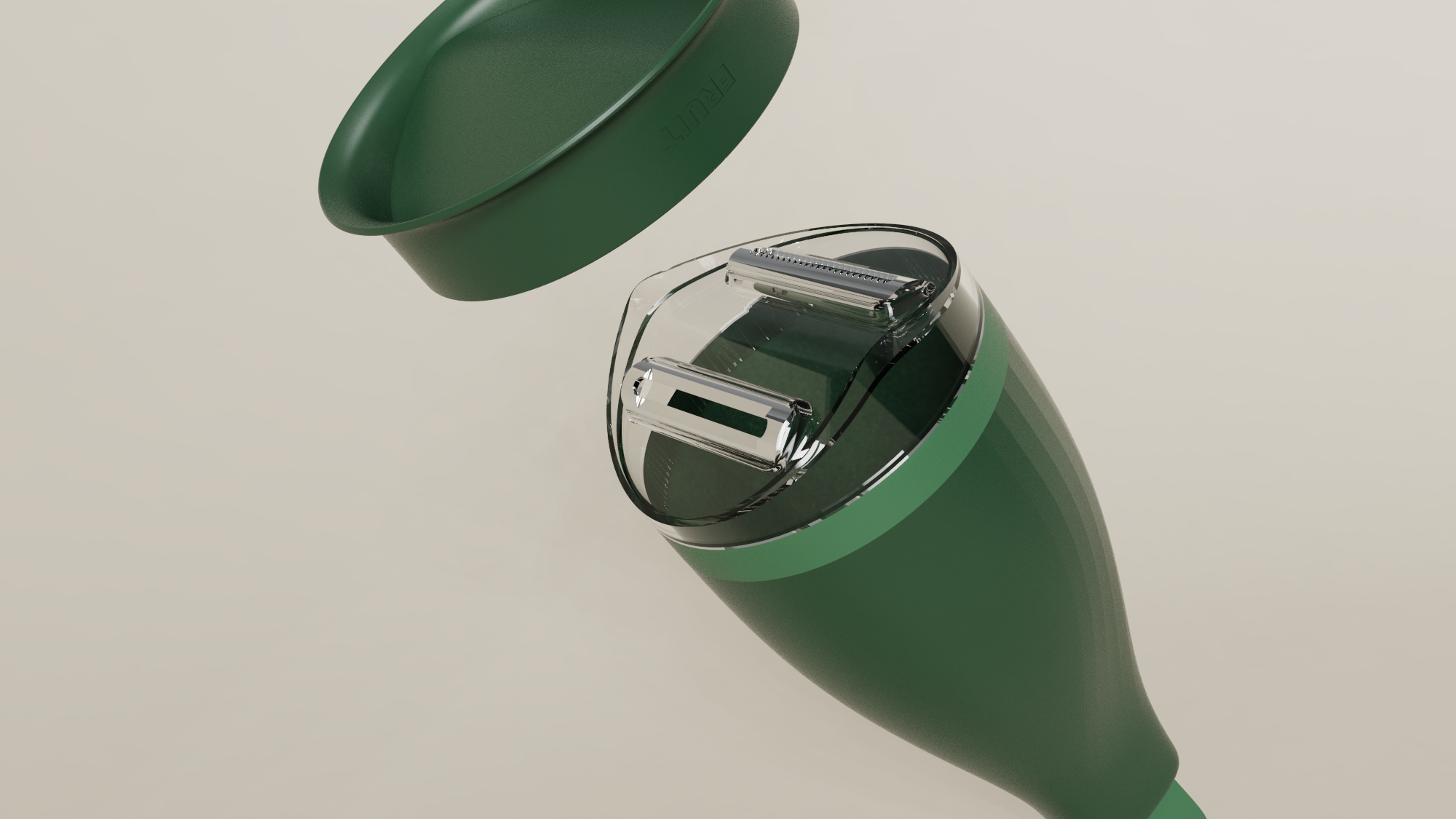 Double headed，Peeler，Design with an angle，Light luxury wind，Creative design，