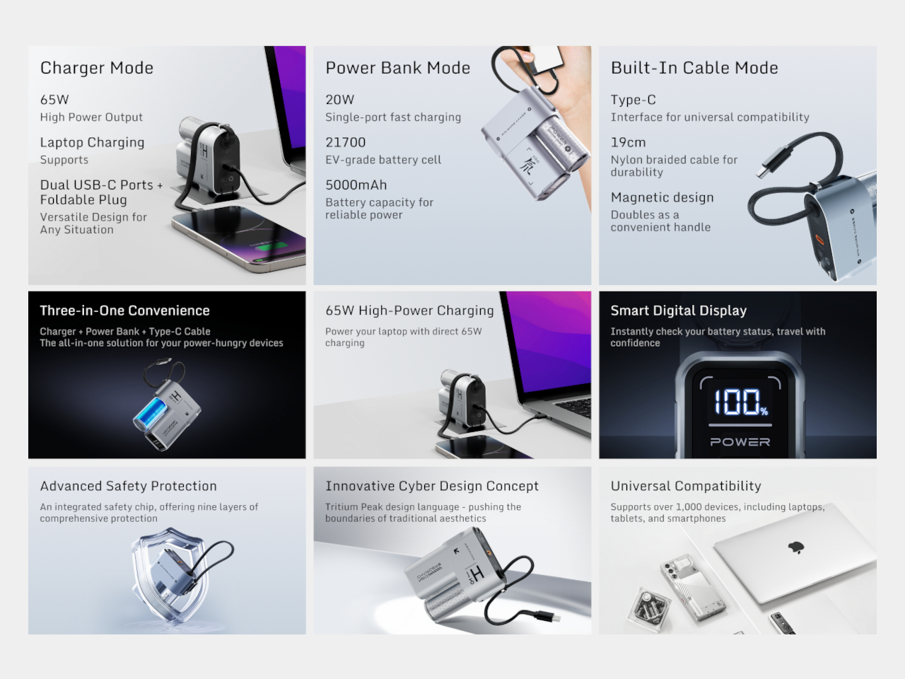 5000mAh battery，portable source，REDMAGIC，DAO Series，