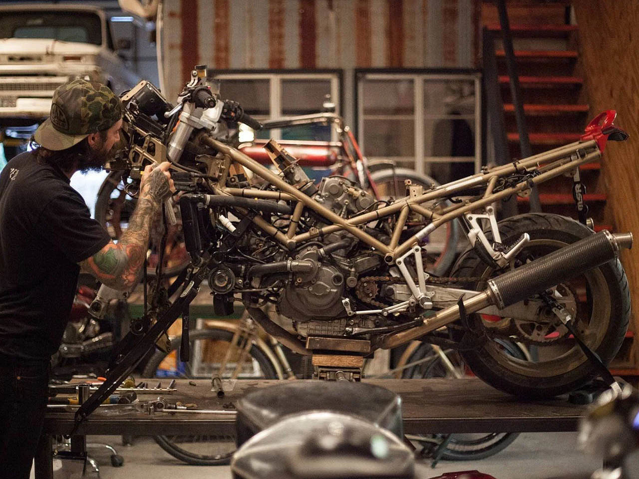 Modified motorcycle，Ducati ST4，Ducati Odioso，Texas，customized，
