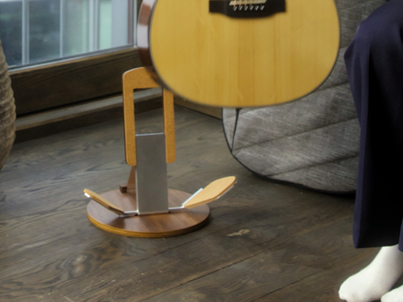 Guitar stand，sustainable，Aluminum，Foldable design，