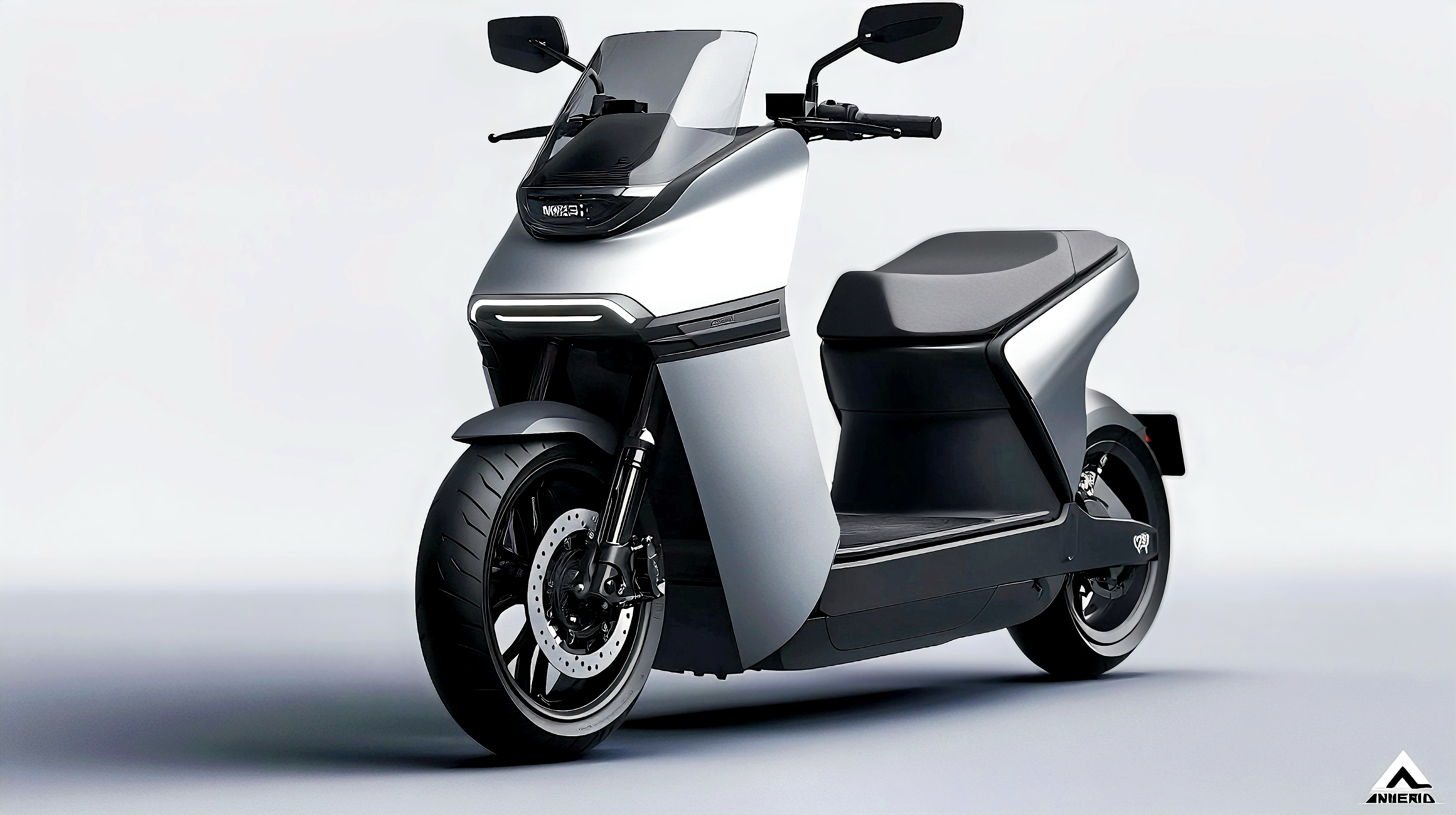 Modeling Design of Electric Two-wheeler，product design，AI Design Painting，