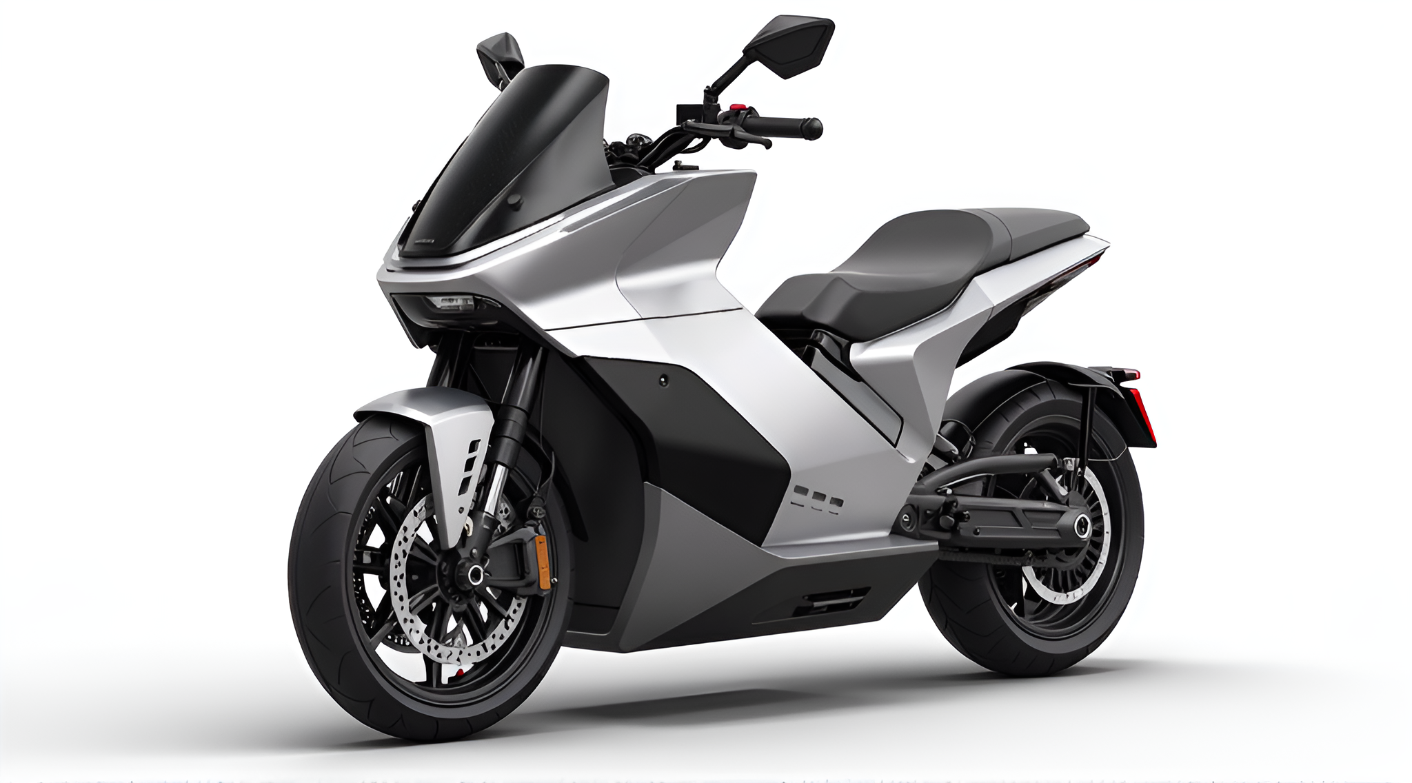 Modeling Design of Electric Two-wheeler，product design，AI Design Painting，