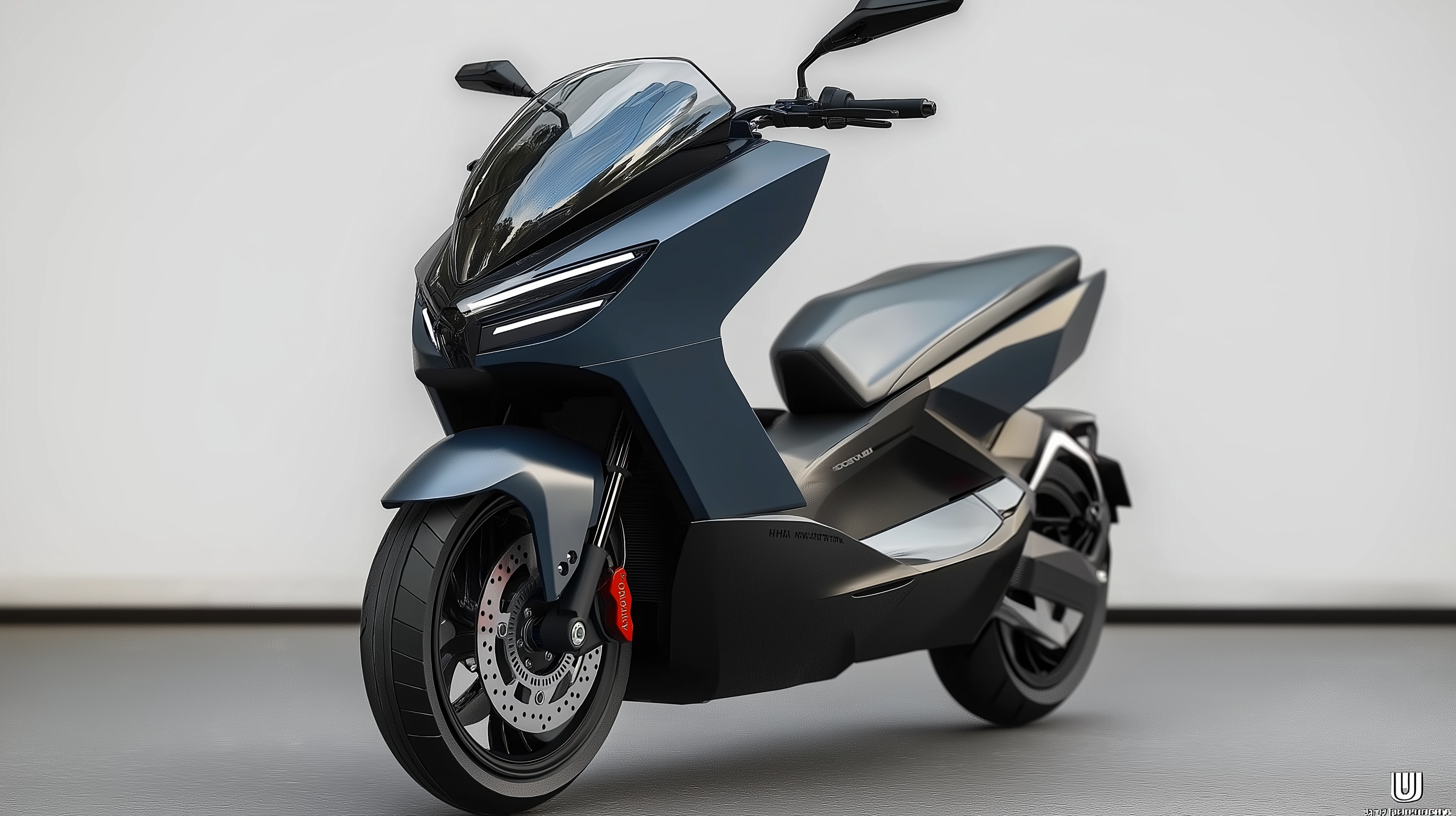Modeling Design of Electric Two-wheeler，product design，AI Design Painting，