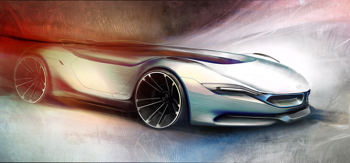 automobile，Hand drawn，