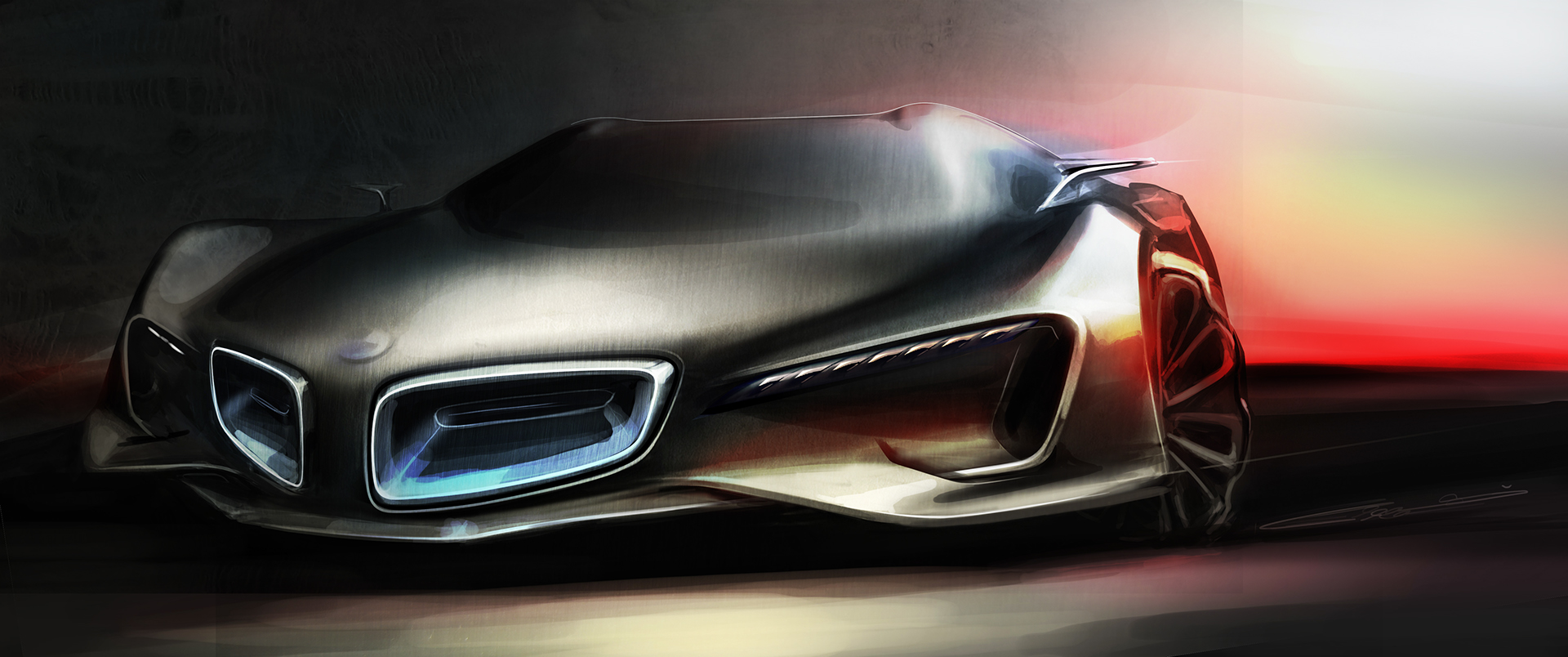 automobile，Hand drawn，