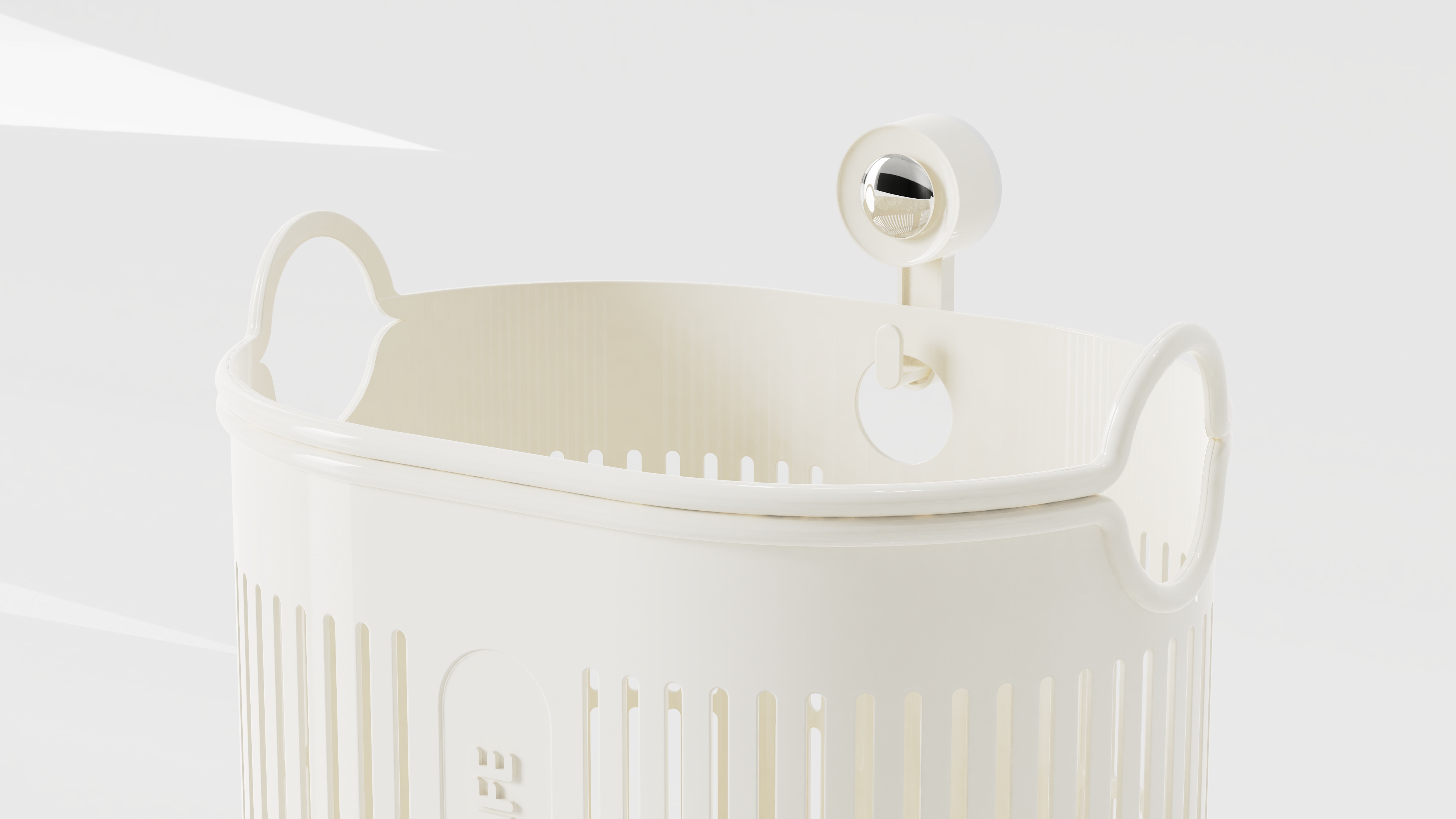 Cream wind，Dirty clothes basket，Receive，