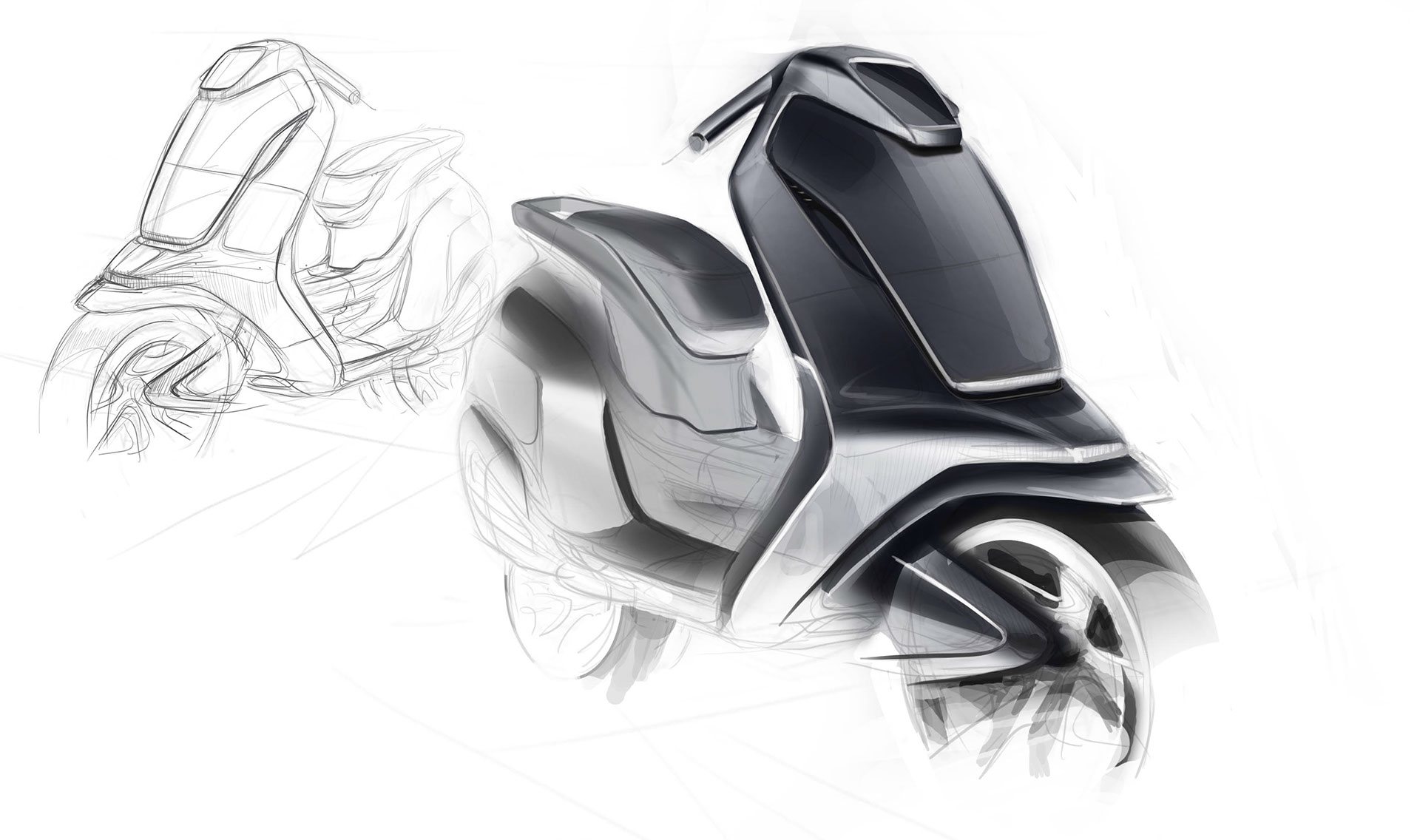 automobile，Hand drawn，