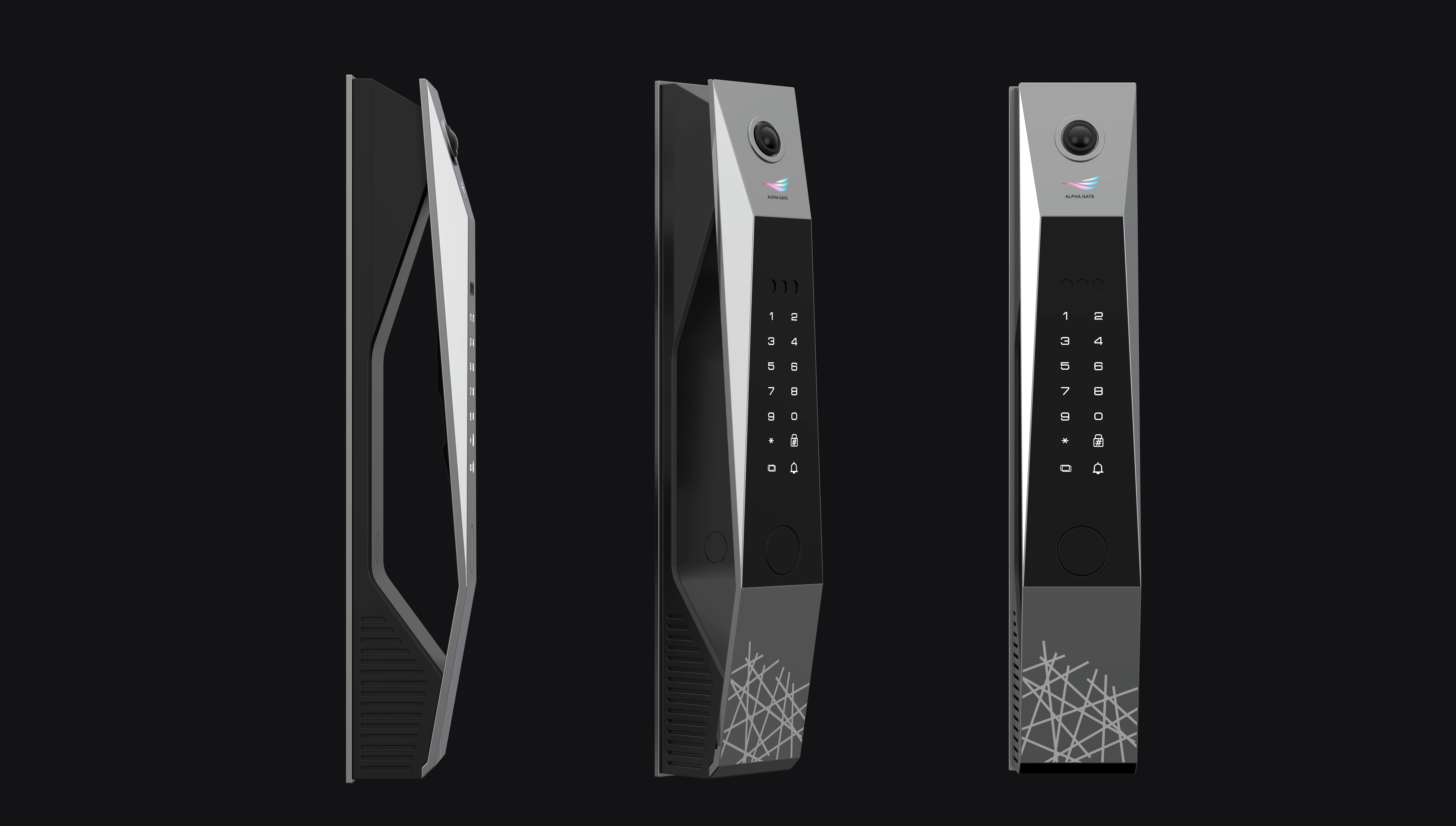 yulo，Intelligent lock，Intelligent door lock，Cyber，Cyber，Mecha Style，