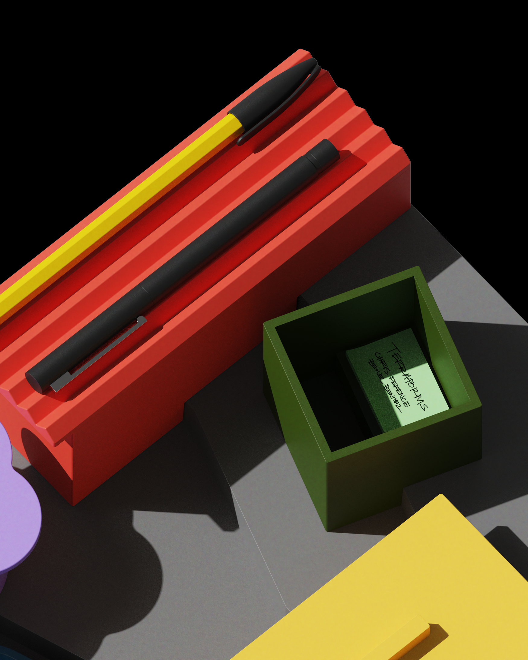 modularization，Free combination，pen container，Receive，Note，