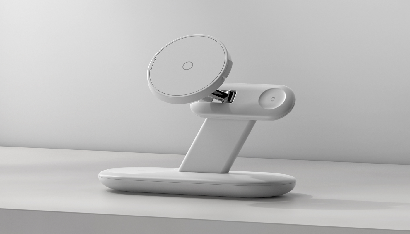 Three-in-one wireless magnetic charger，wireless charger ，3C products，