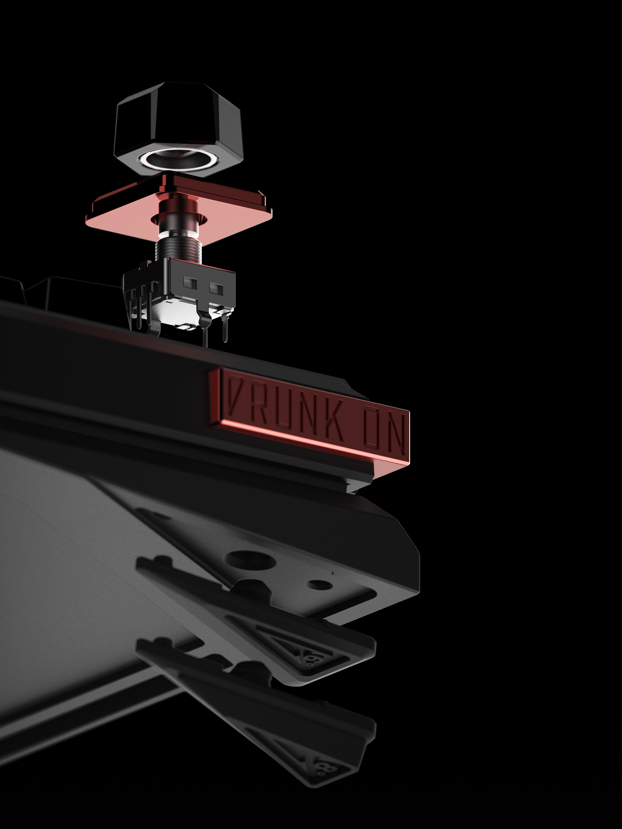 Big Monster，Drunk Deer，dmooster，drunkdeer，Magnetic axis keyboard，keyboard，industrial design，pilot，