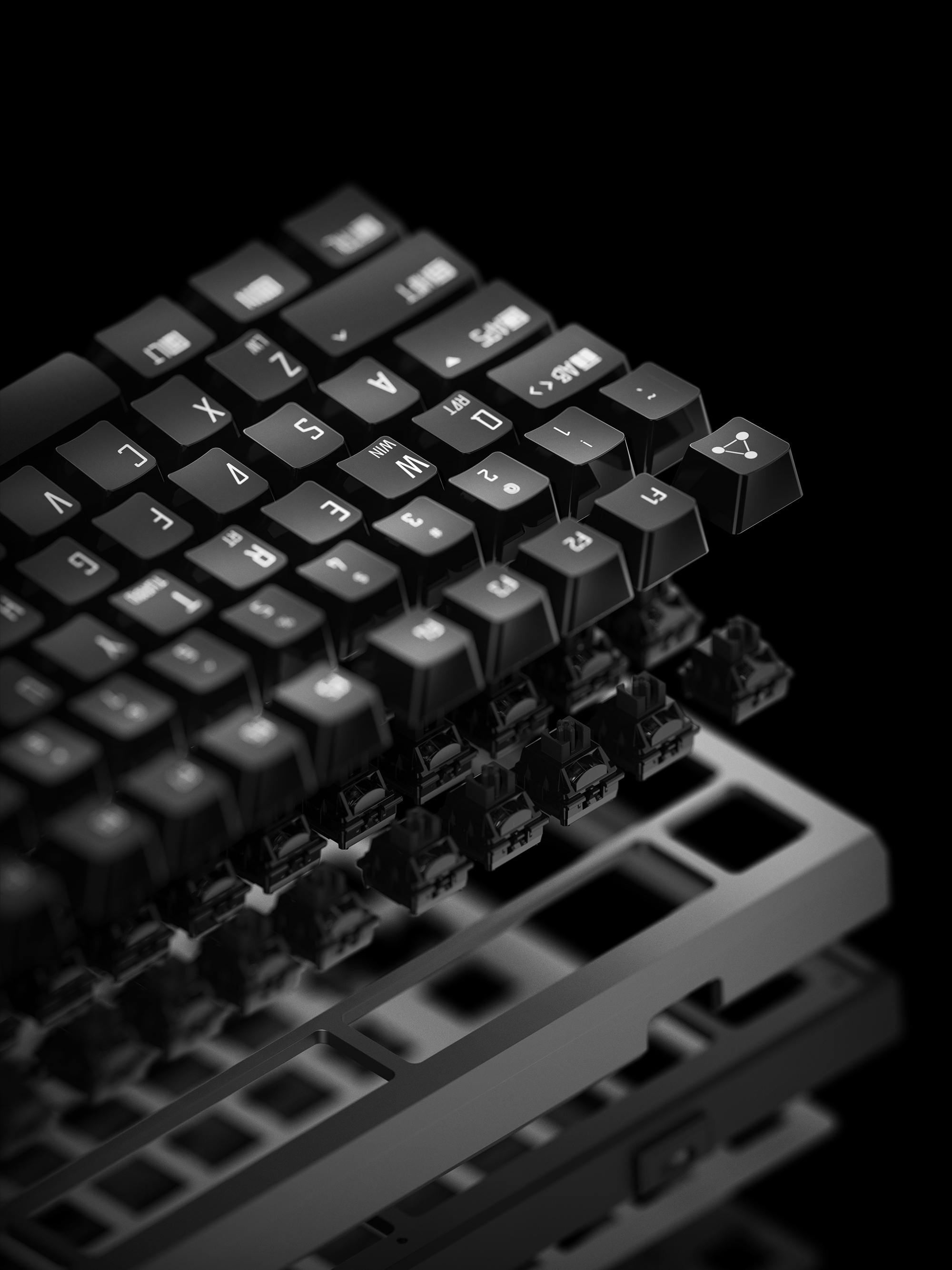 Big Monster，Drunk Deer，dmooster，drunkdeer，Magnetic axis keyboard，keyboard，industrial design，pilot，