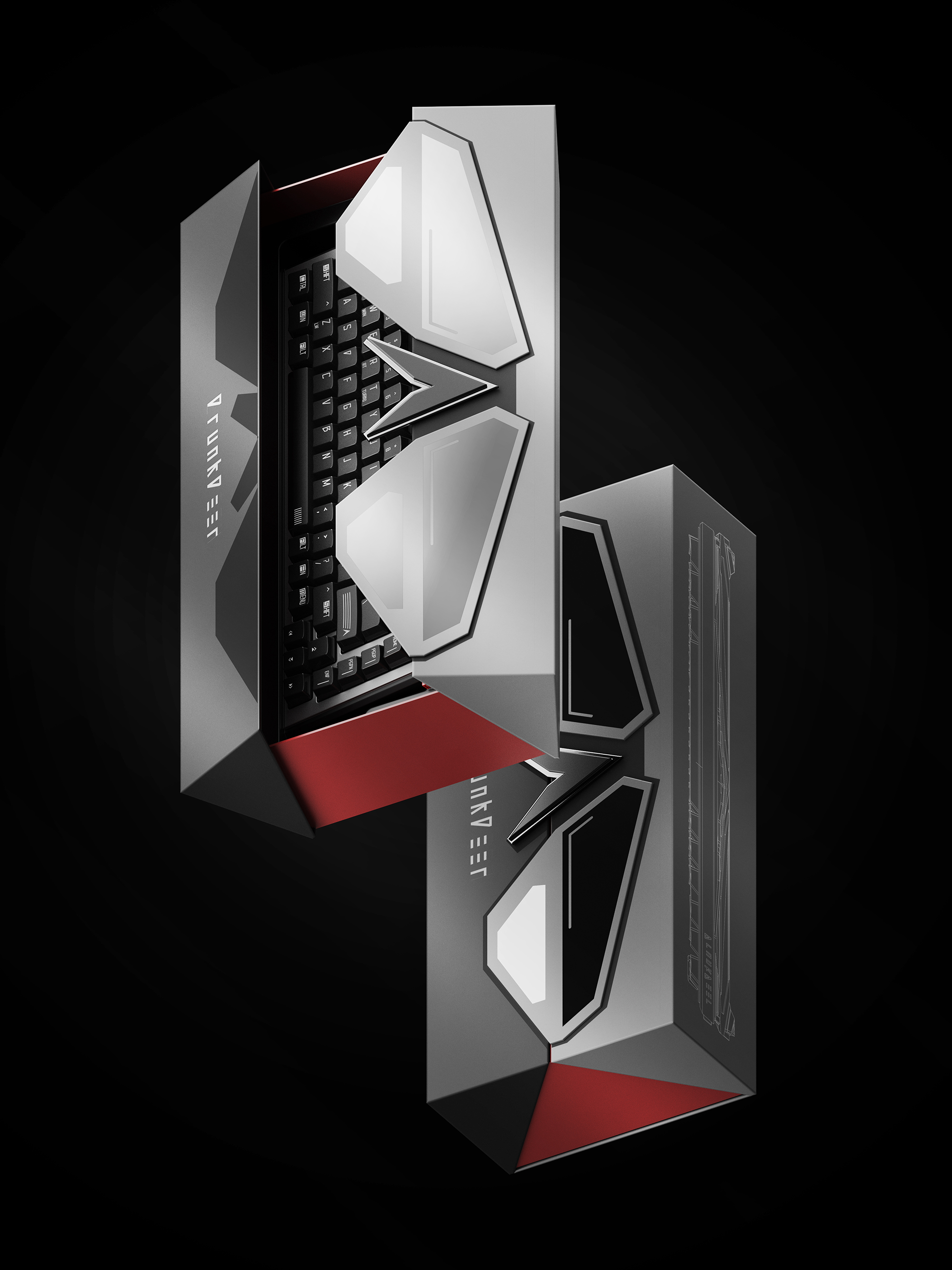 Big Monster，Drunk Deer，dmooster，drunkdeer，Magnetic axis keyboard，keyboard，industrial design，pilot，