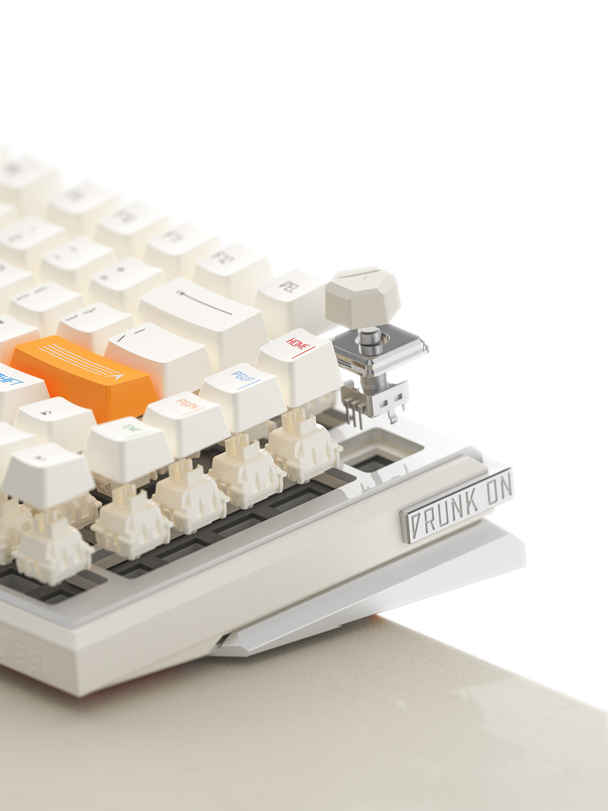 Big Monster，Drunk Deer，dmooster，drunkdeer，Magnetic axis keyboard，keyboard，industrial design，pilot，