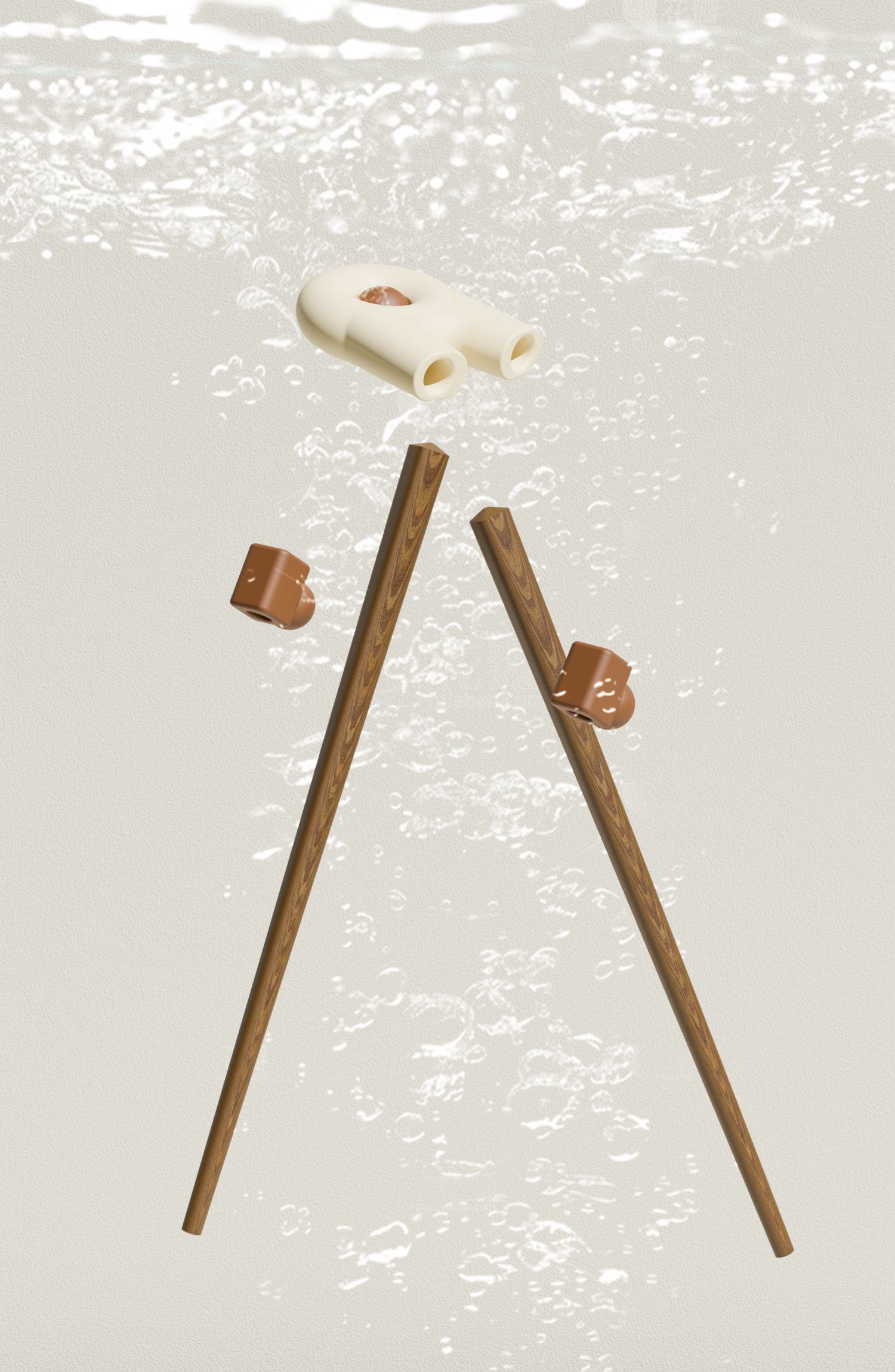 Mother and baby，Practice chopsticks，chopsticks，Children's chopsticks training chopsticks 3 years old 6 years old baby household wooden auxiliary device，