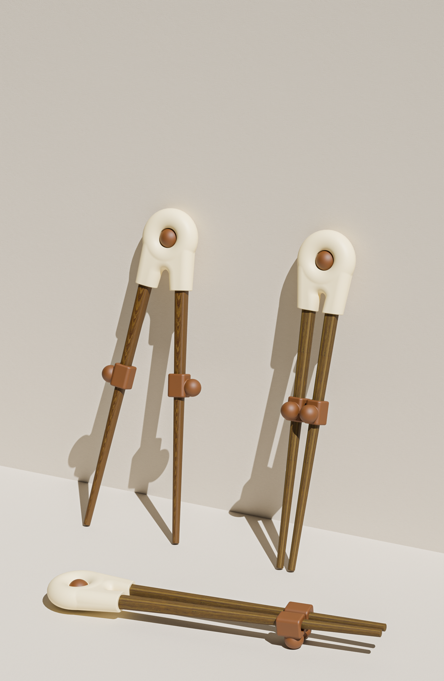 Mother and baby，Practice chopsticks，chopsticks，Children's chopsticks training chopsticks 3 years old 6 years old baby household wooden auxiliary device，