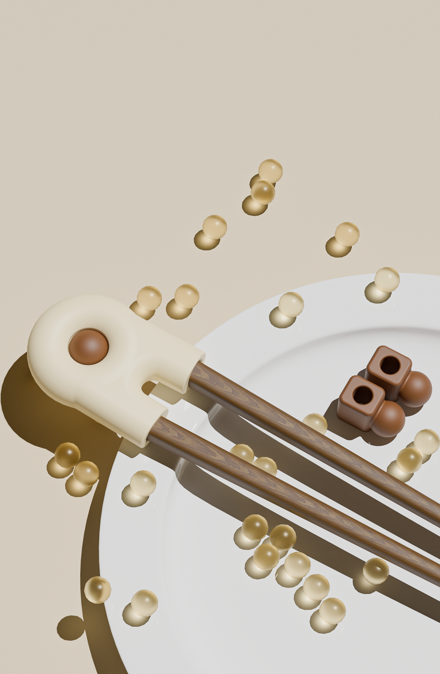 Mother and baby，Practice chopsticks，chopsticks，Children's chopsticks training chopsticks 3 years old 6 years old baby household wooden auxiliary device，