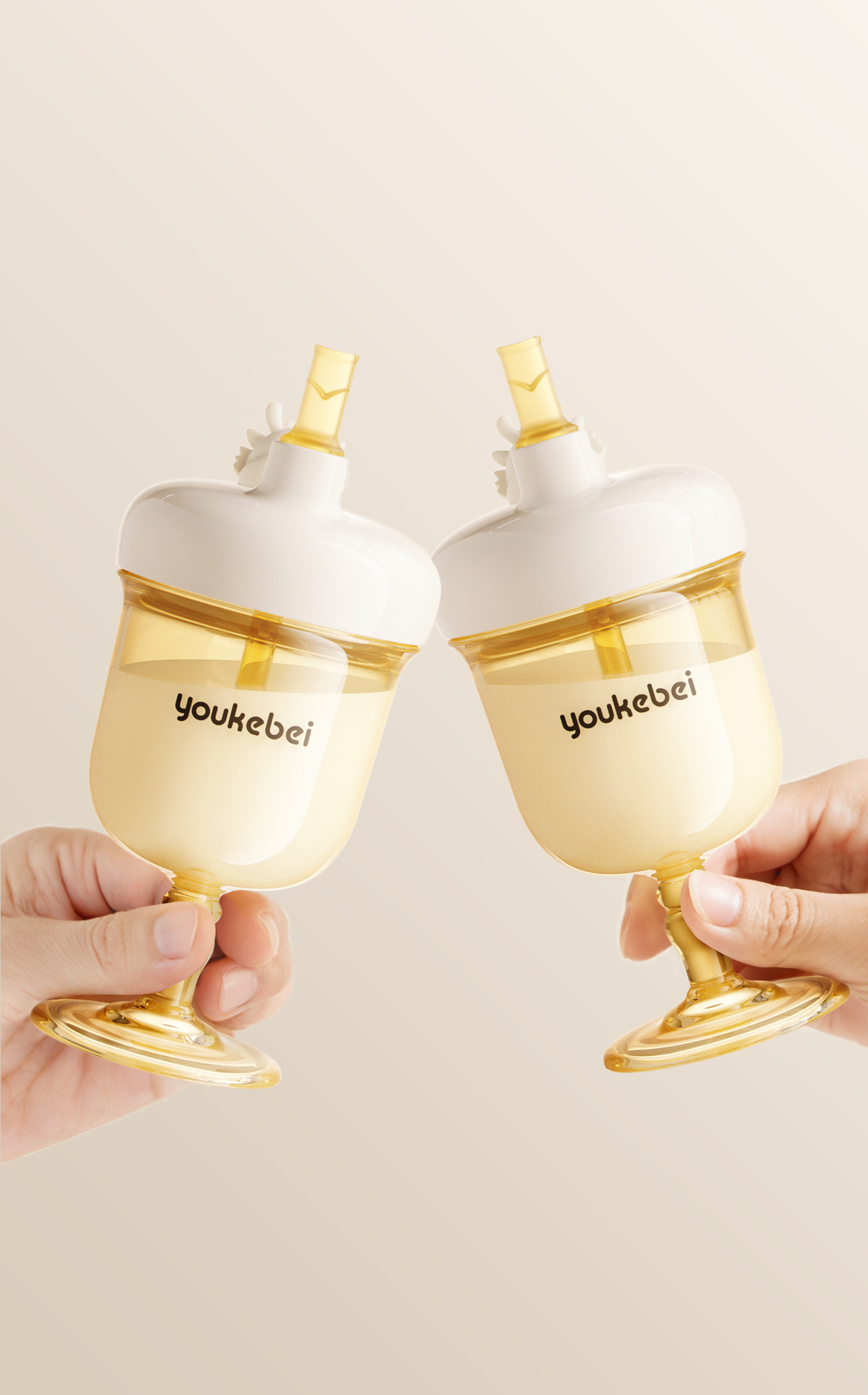 Mother and baby，Children's milk cup，