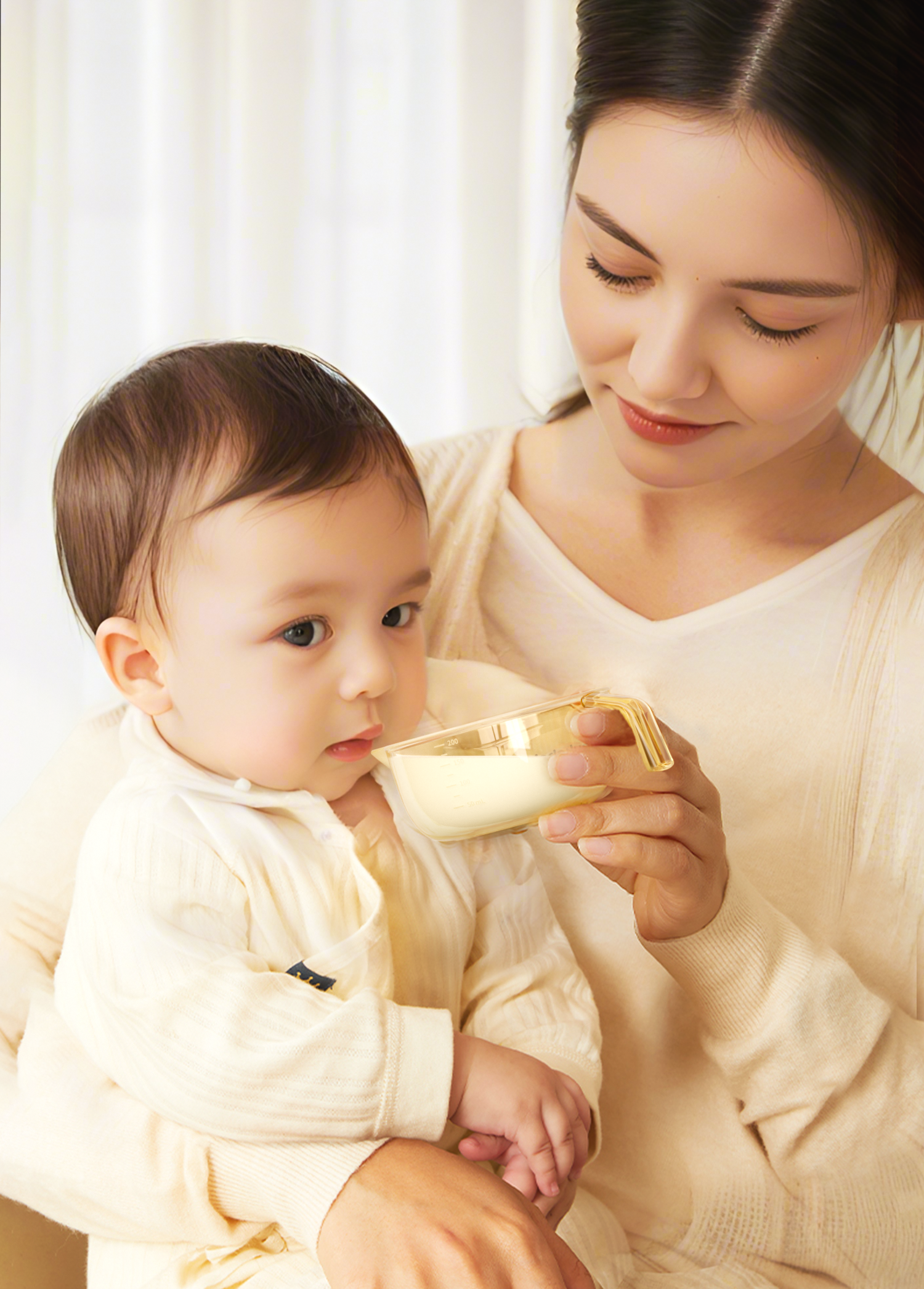 Mother and baby，Children's supplementary food bowl，
