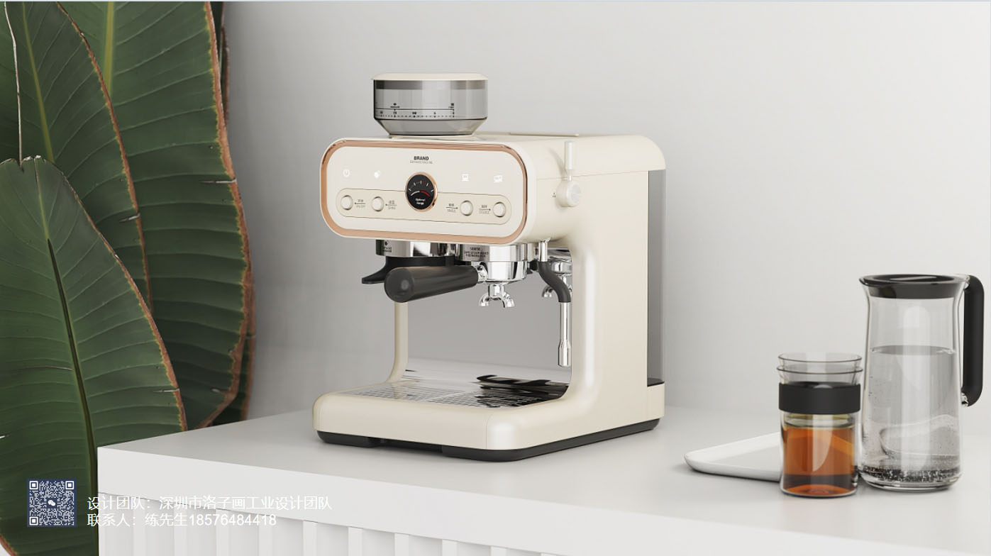 Pressure coffee machine，Home appliance design，Kitchen appliances，Coffee machine，