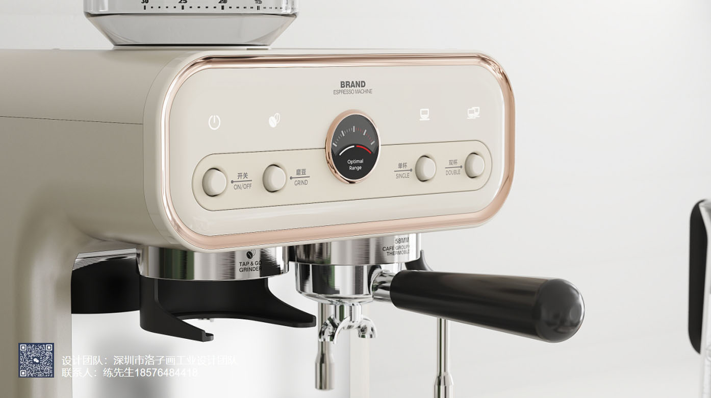 Pressure coffee machine，Home appliance design，Kitchen appliances，Coffee machine，