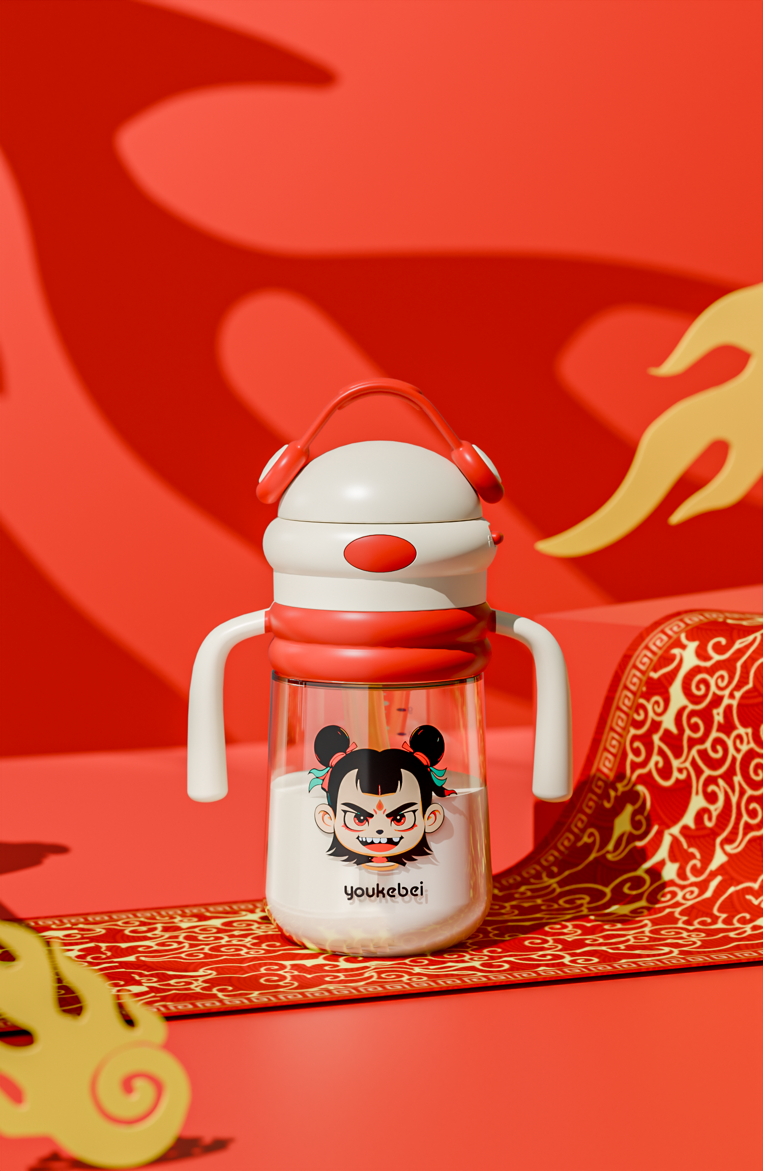 Infant child，Children's water cup，