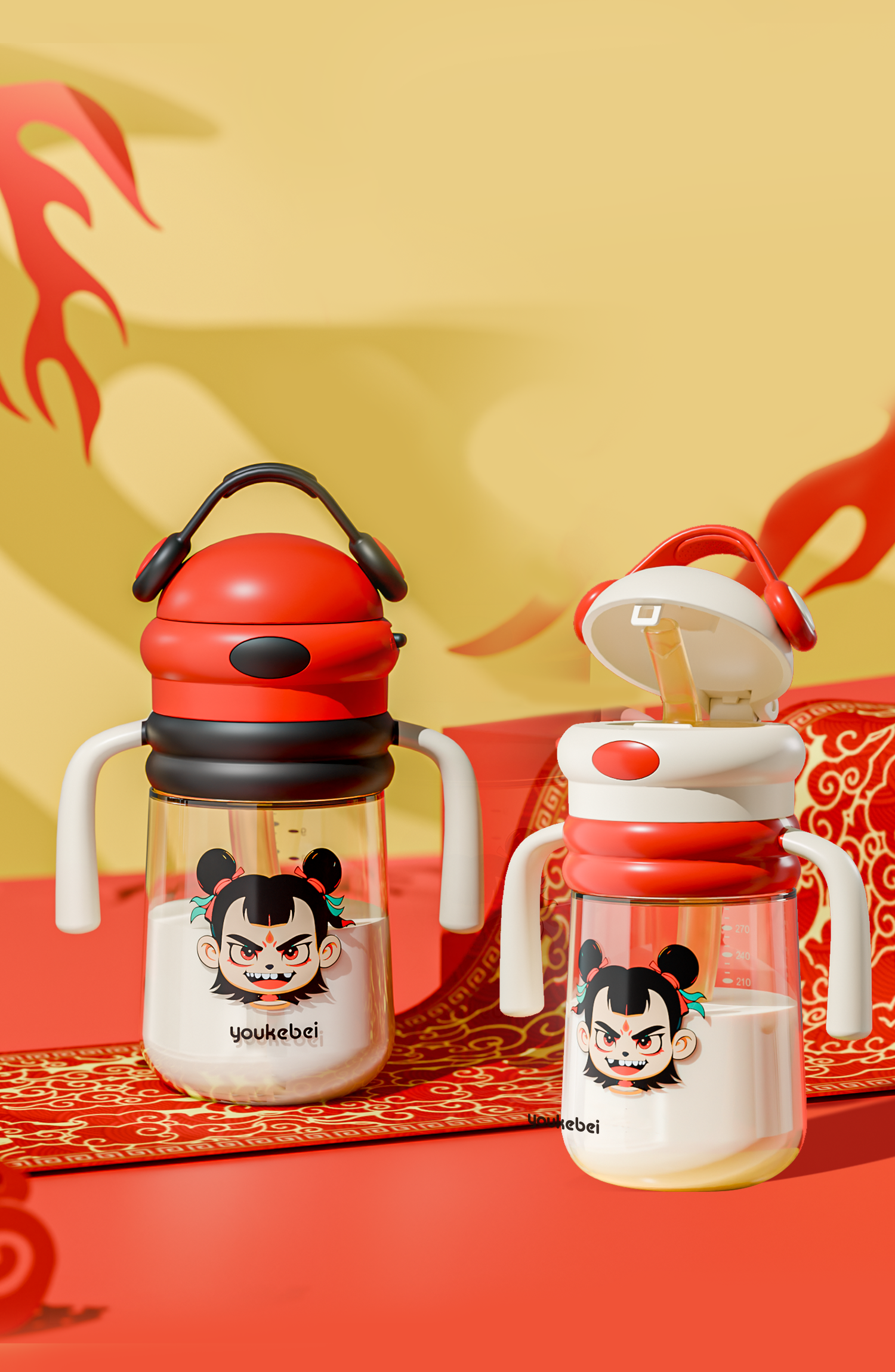 Infant child，Children's water cup，