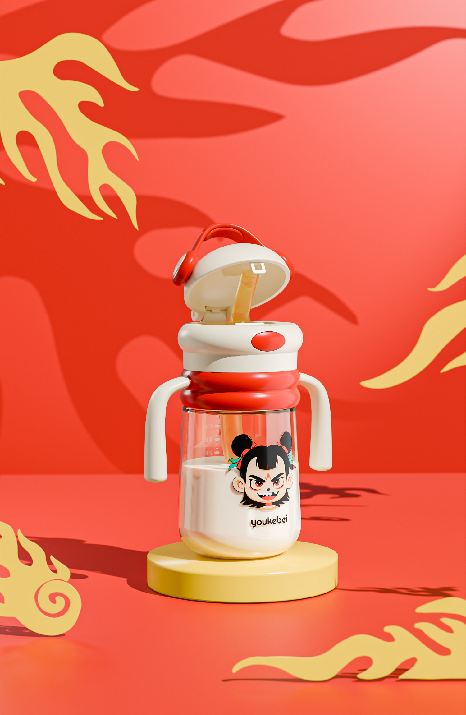 Infant child，Children's water cup，