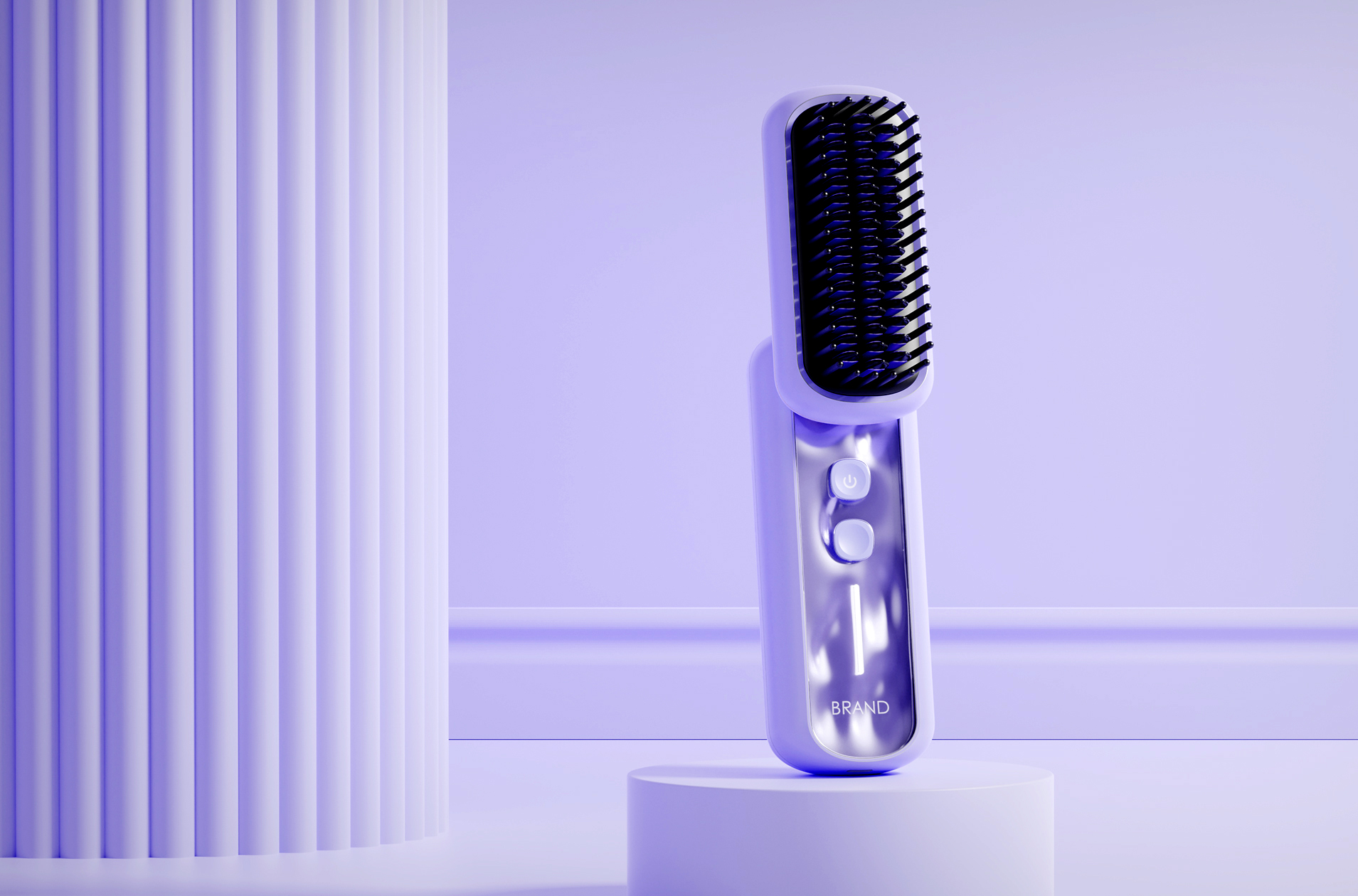 Straight hair comb，Original design，portable，Folding design，A protective appliance，Hair Beauty Makeup，