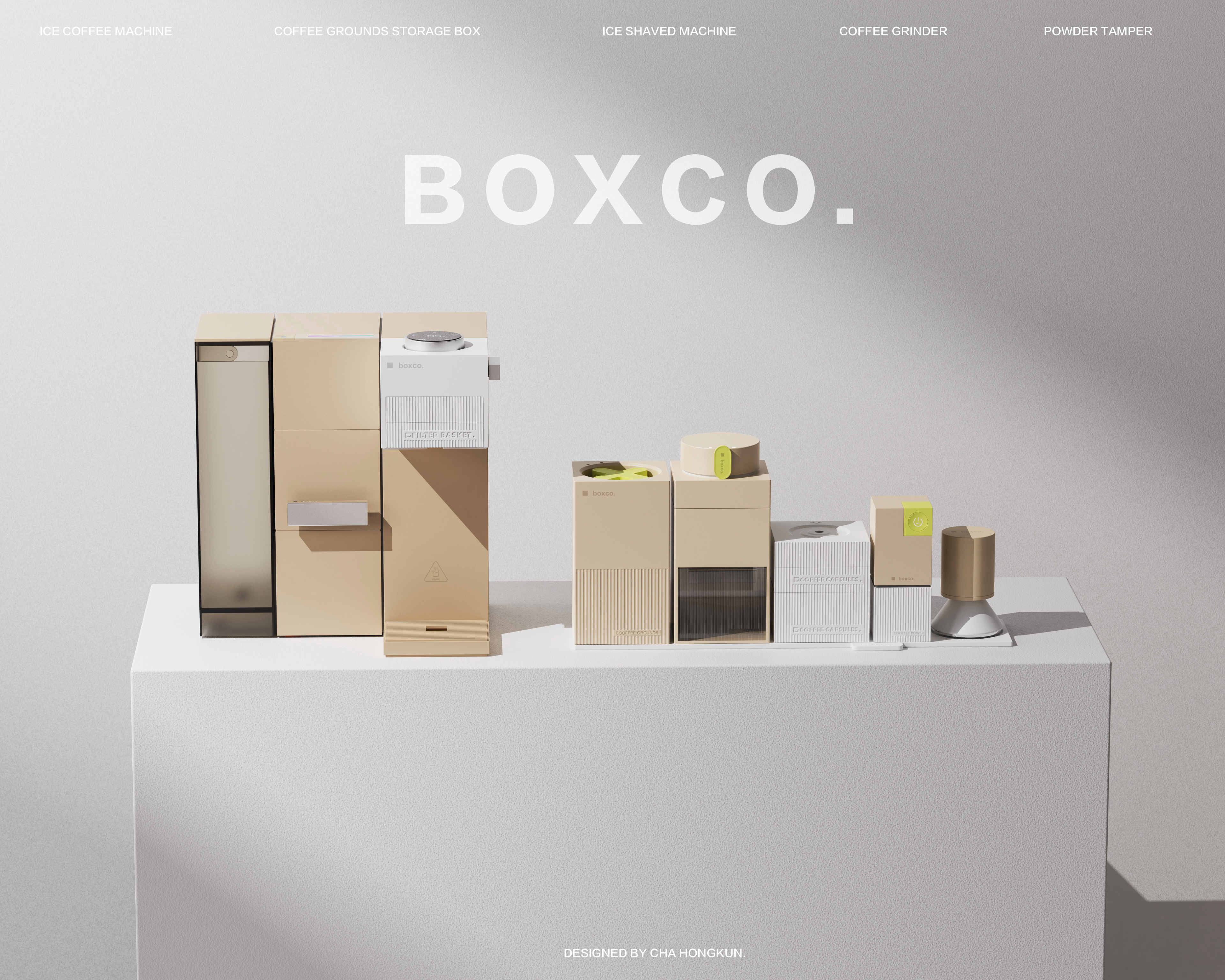 product design，industrial design，Coffee machine，Ice maker，Coffee ice machine，serialization，Water dispenser，Simplicity，