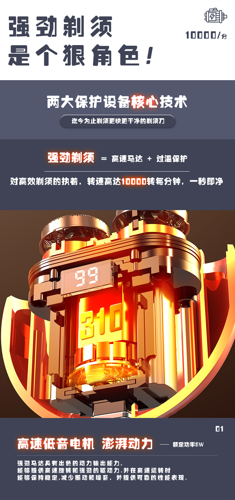 Small flying saucer razor，