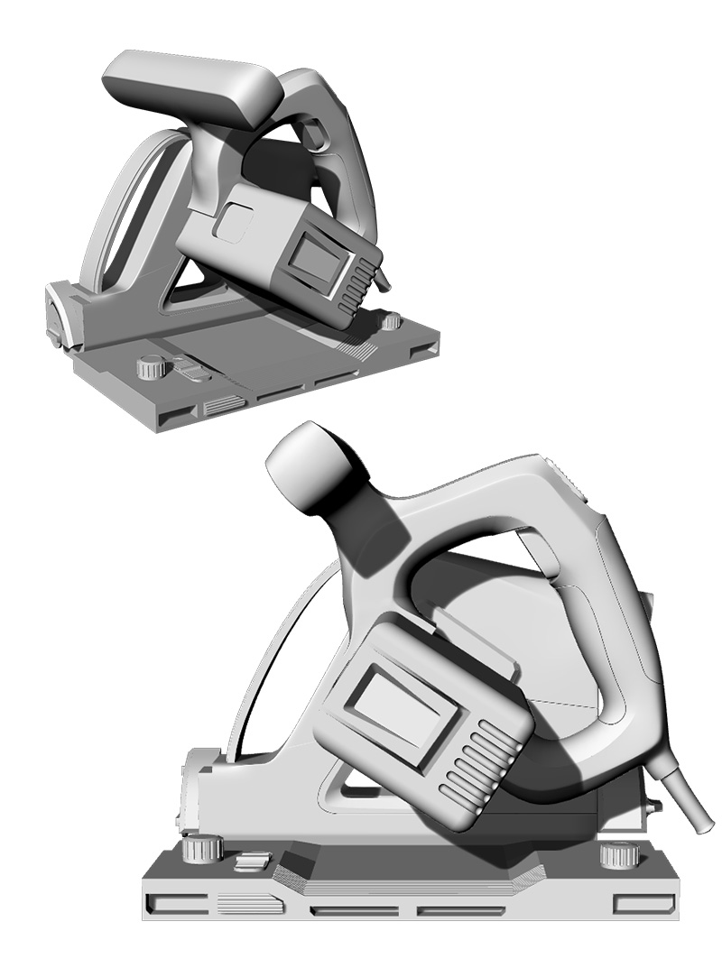 product design，industrial design，rhino，modeling，rhinoceros，miter saw，keyshot，