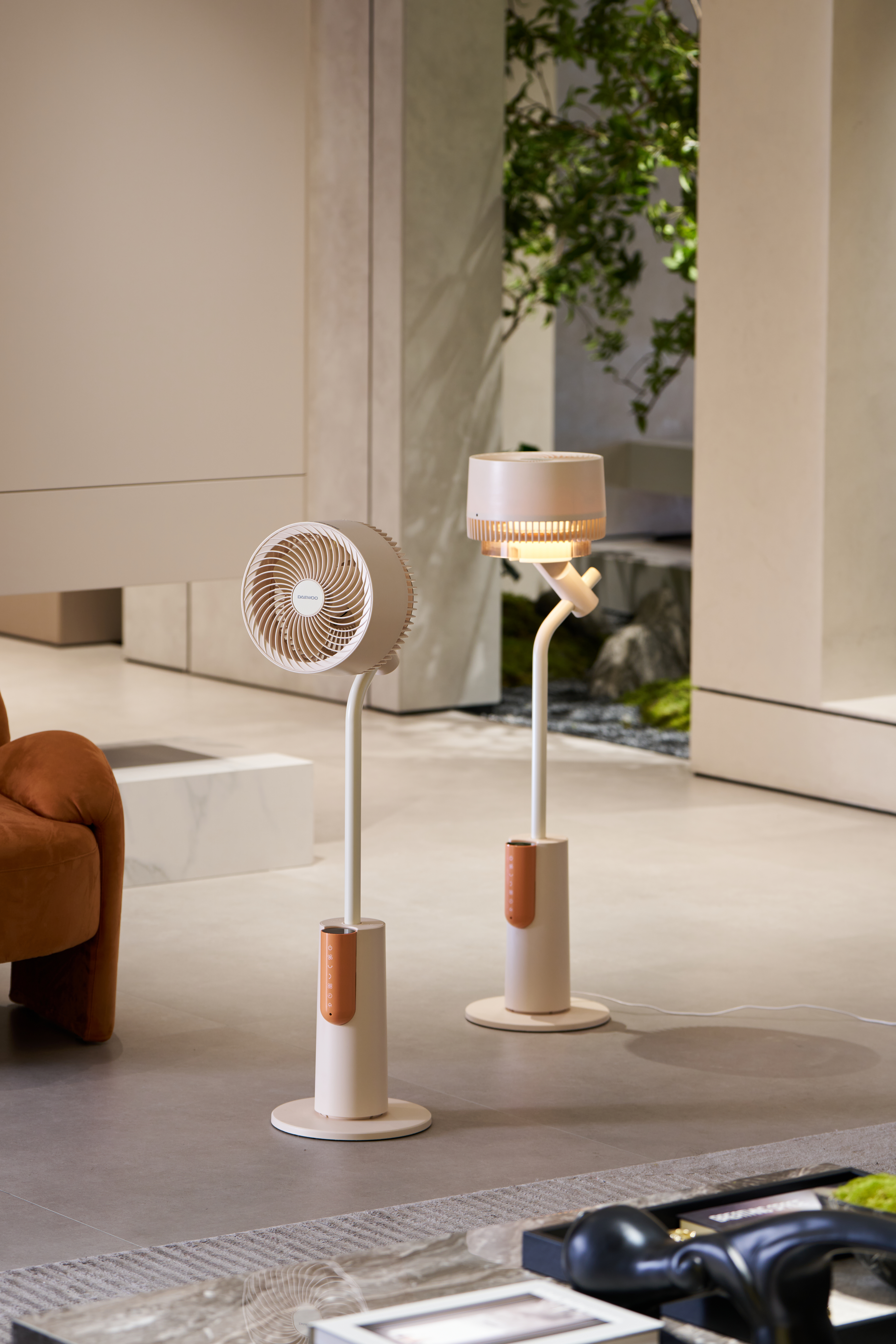 product design，industrial design，stand fan ，Atmosphere lamp electric fan，