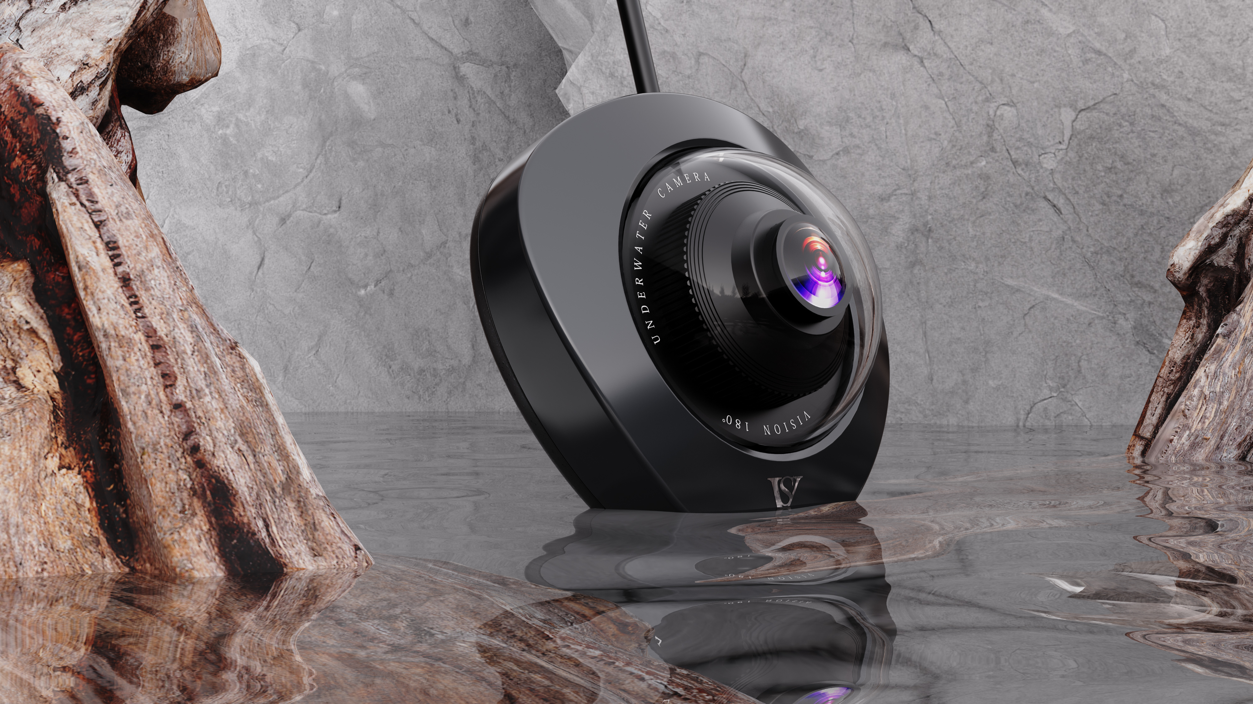 camera，industrial design，Sense of science and technology，Sense of future，Bionics Design ，Manta Ray，