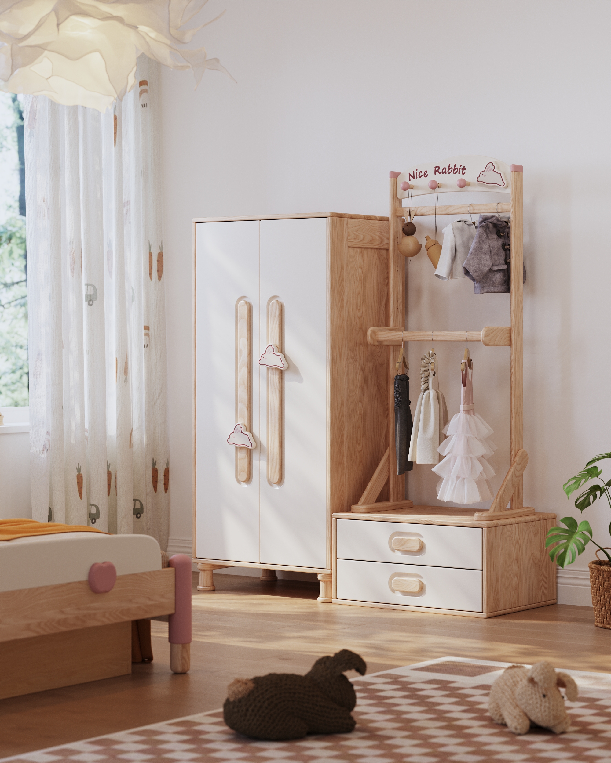 Children's furniture，Child mother and baby，Creative design，modularization，furniture design ，Wardrobe Design，Combination cabinet design，Children's room，