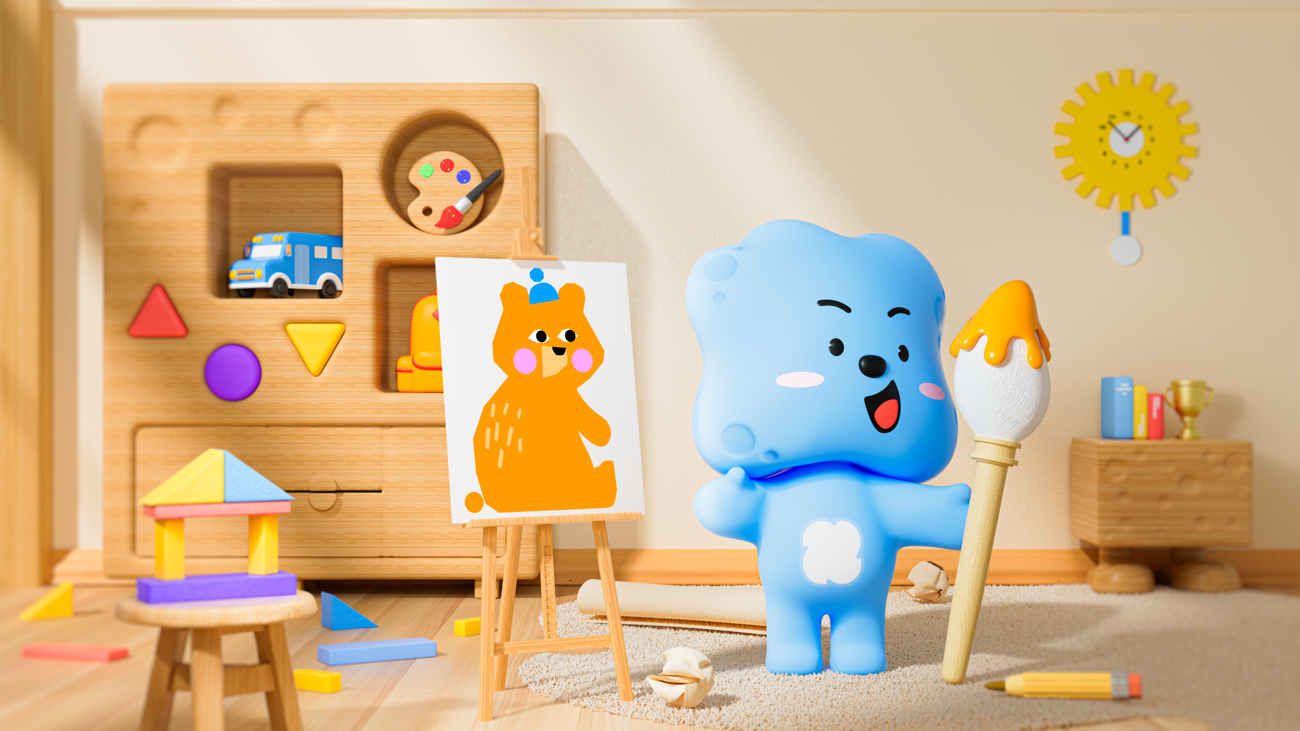 Logo design，Brand design，parent-child education，Brand case，mascot，IP Design，VI design，Cartoon image design，