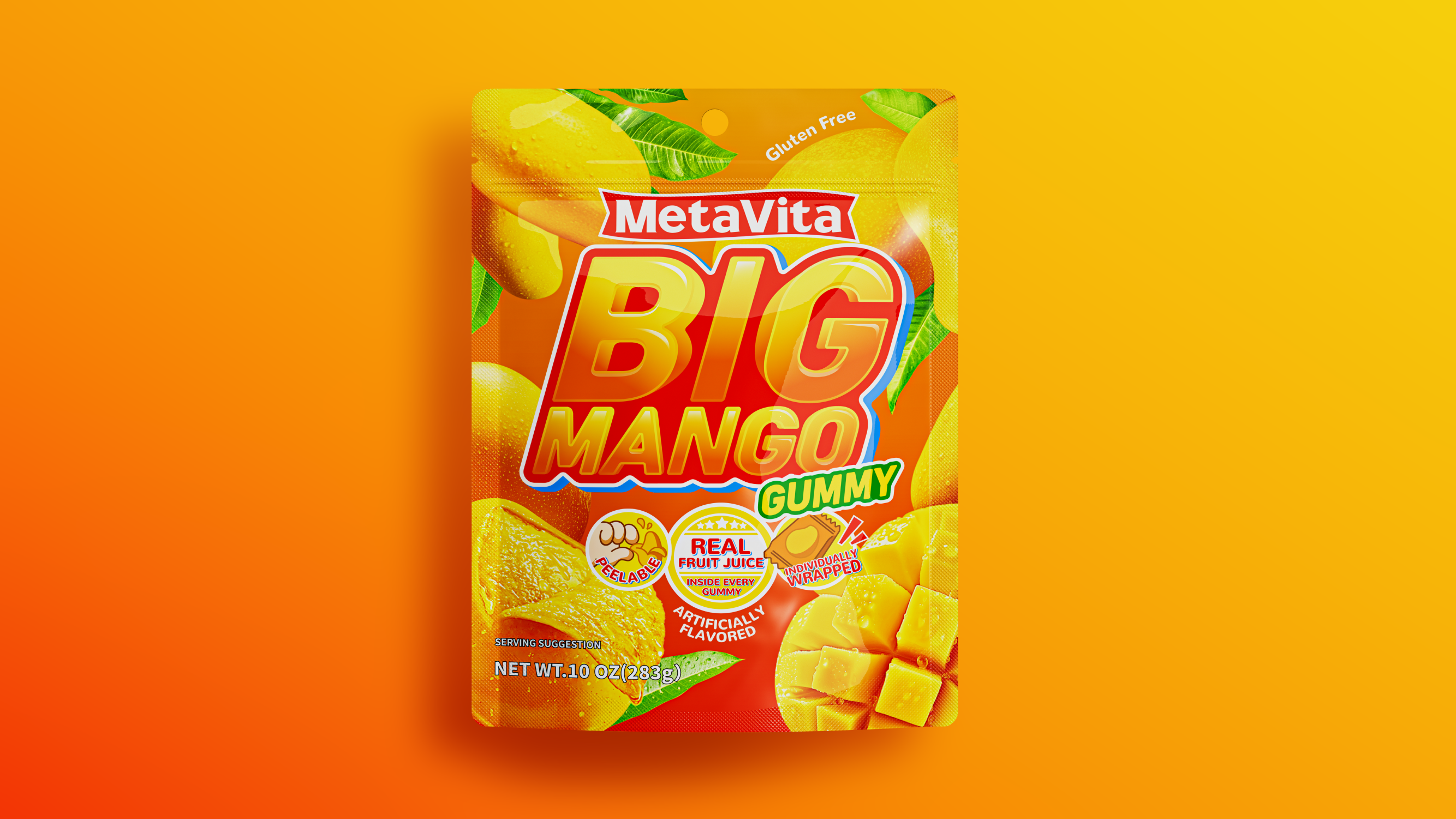 Snack packaging，Leisure snacks，Food packaging，packing design，Brand design，Mango，Fast consumer packaging，The icon design，