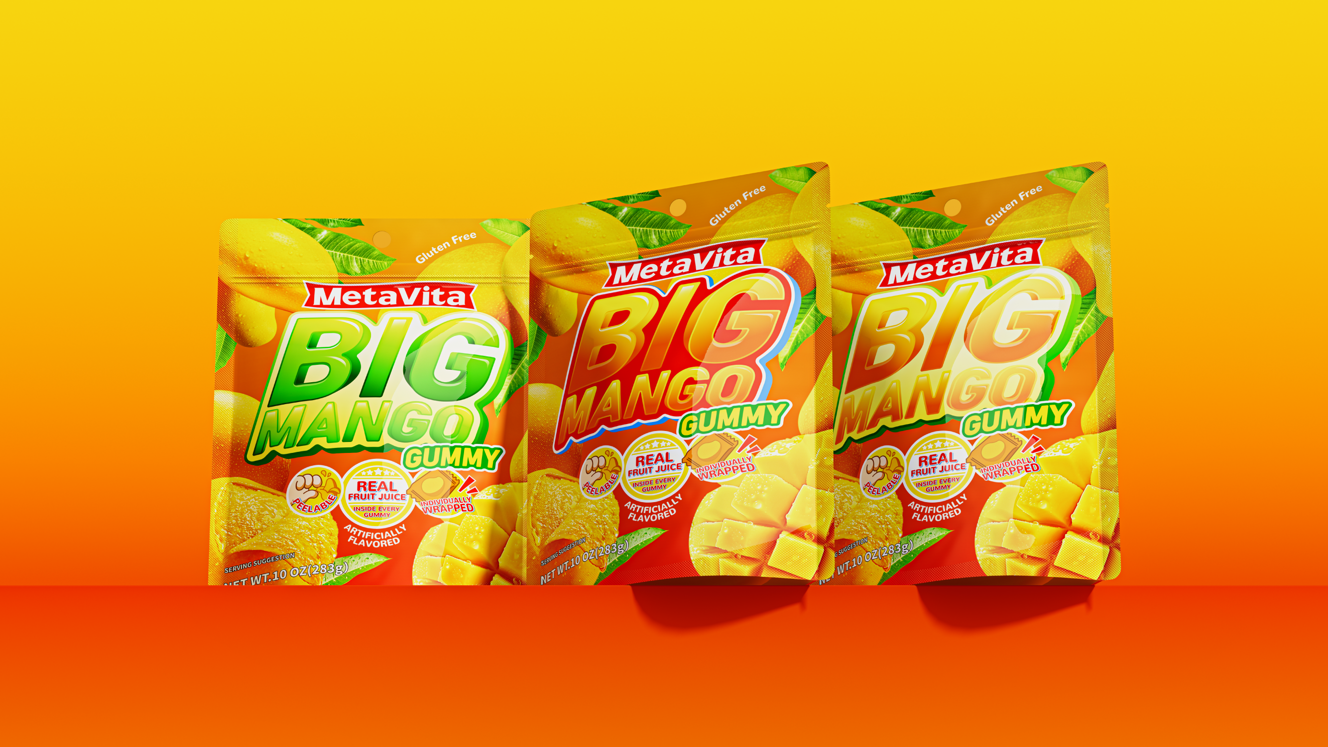 Snack packaging，Leisure snacks，Food packaging，packing design，Brand design，Mango，Fast consumer packaging，The icon design，